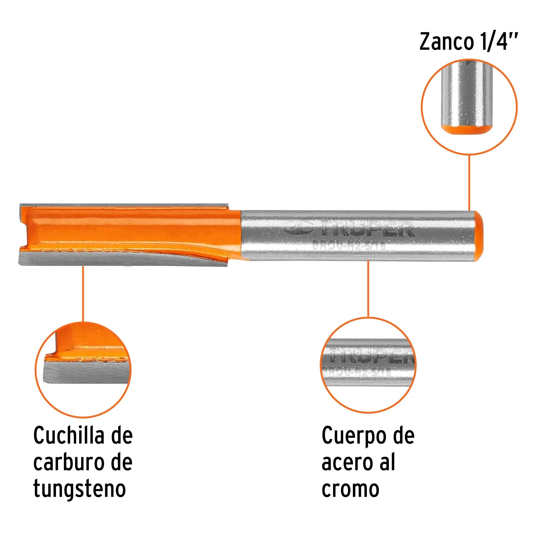 TRUPER CUCHILLA P/ROUTER 5/16 11454