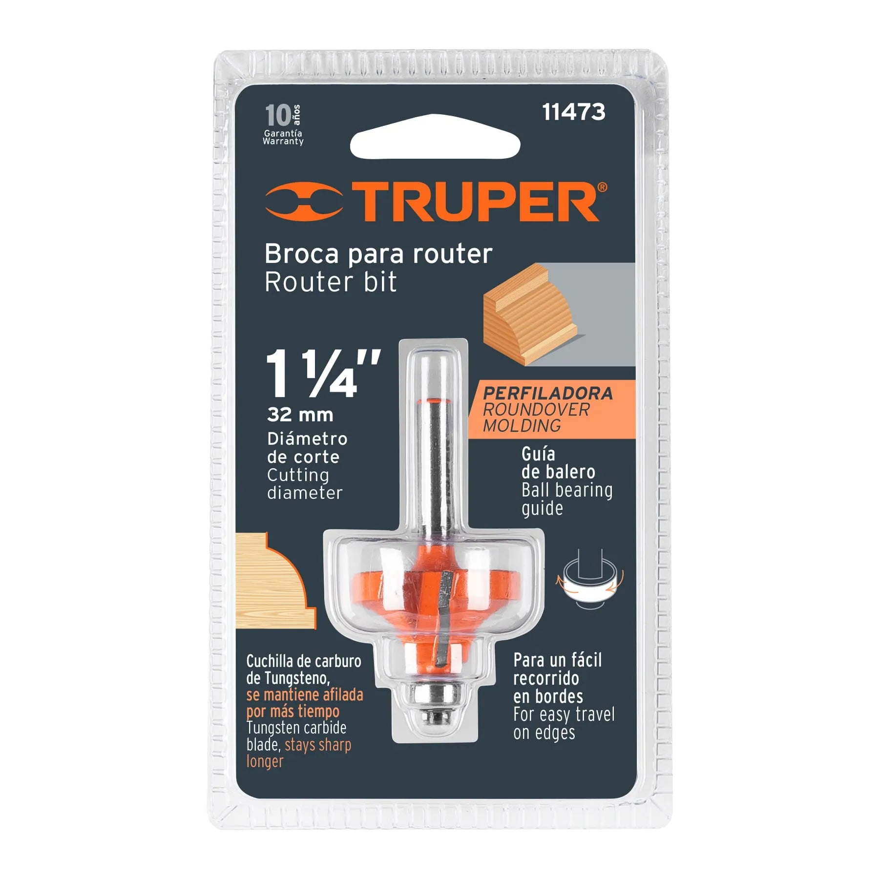 TRUPER CUCHILLA P/ROUTE RED 1-1/4X 11473