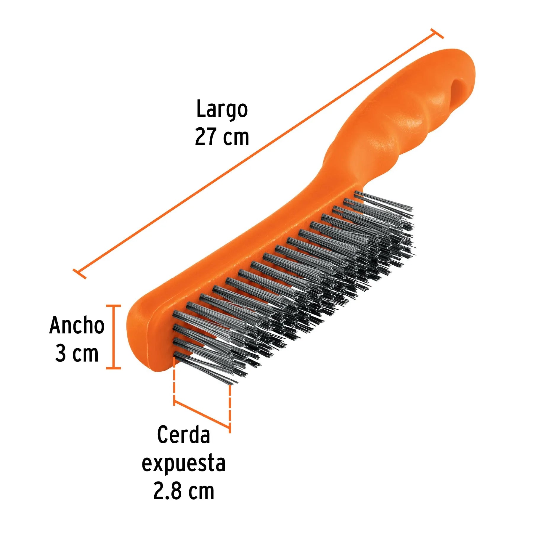 TRUPER CEPILLO INOX 4X16 10656