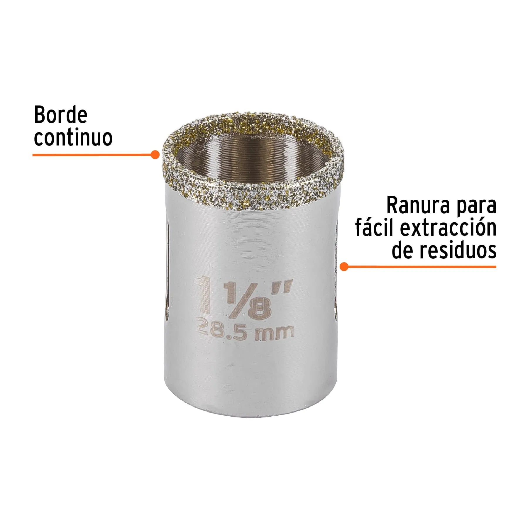 TRUPER BROCA SIER P/AZULEJO 1.1/8" 17127