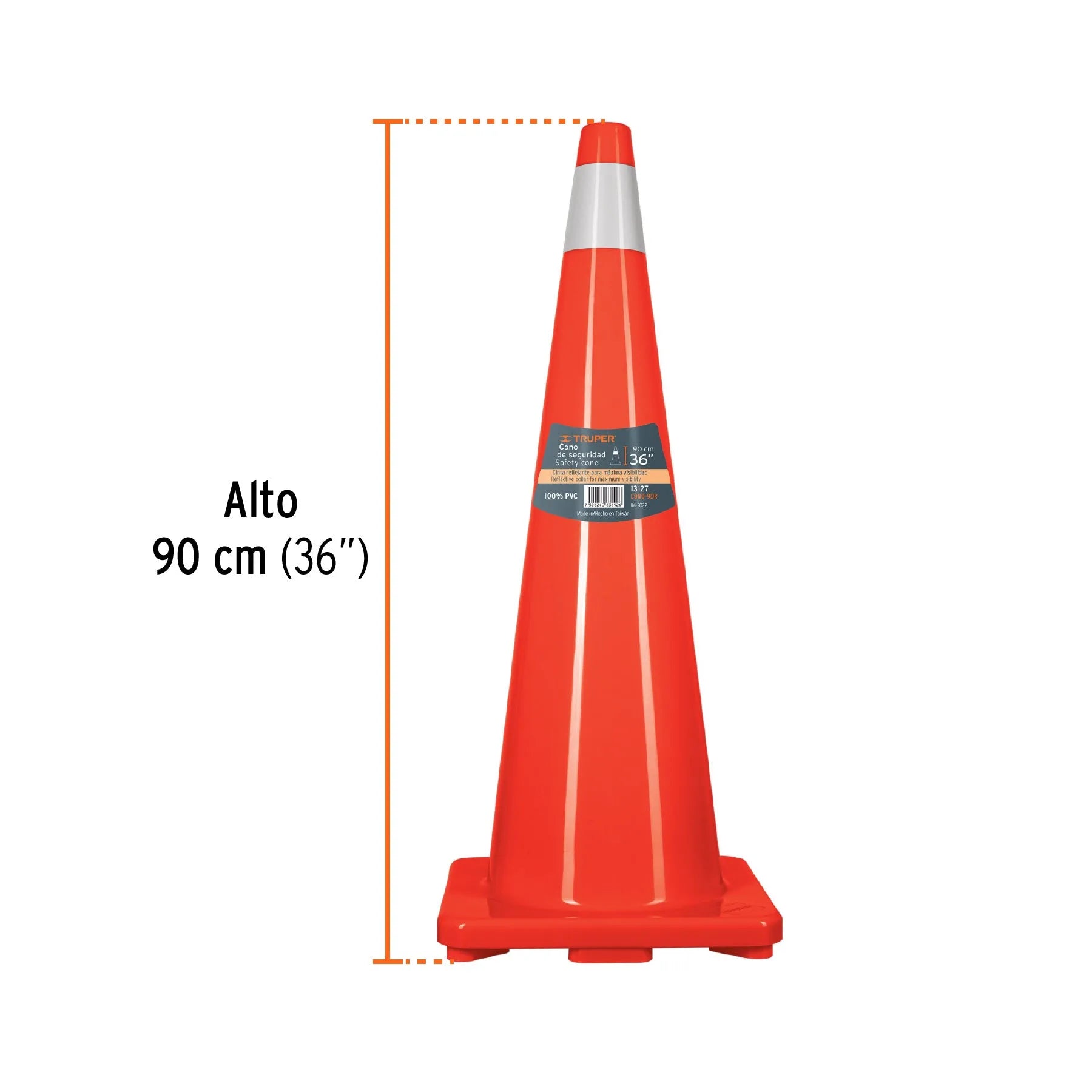 TRUPER CONO DE SEGUR C/REFLEC 90CM 13127