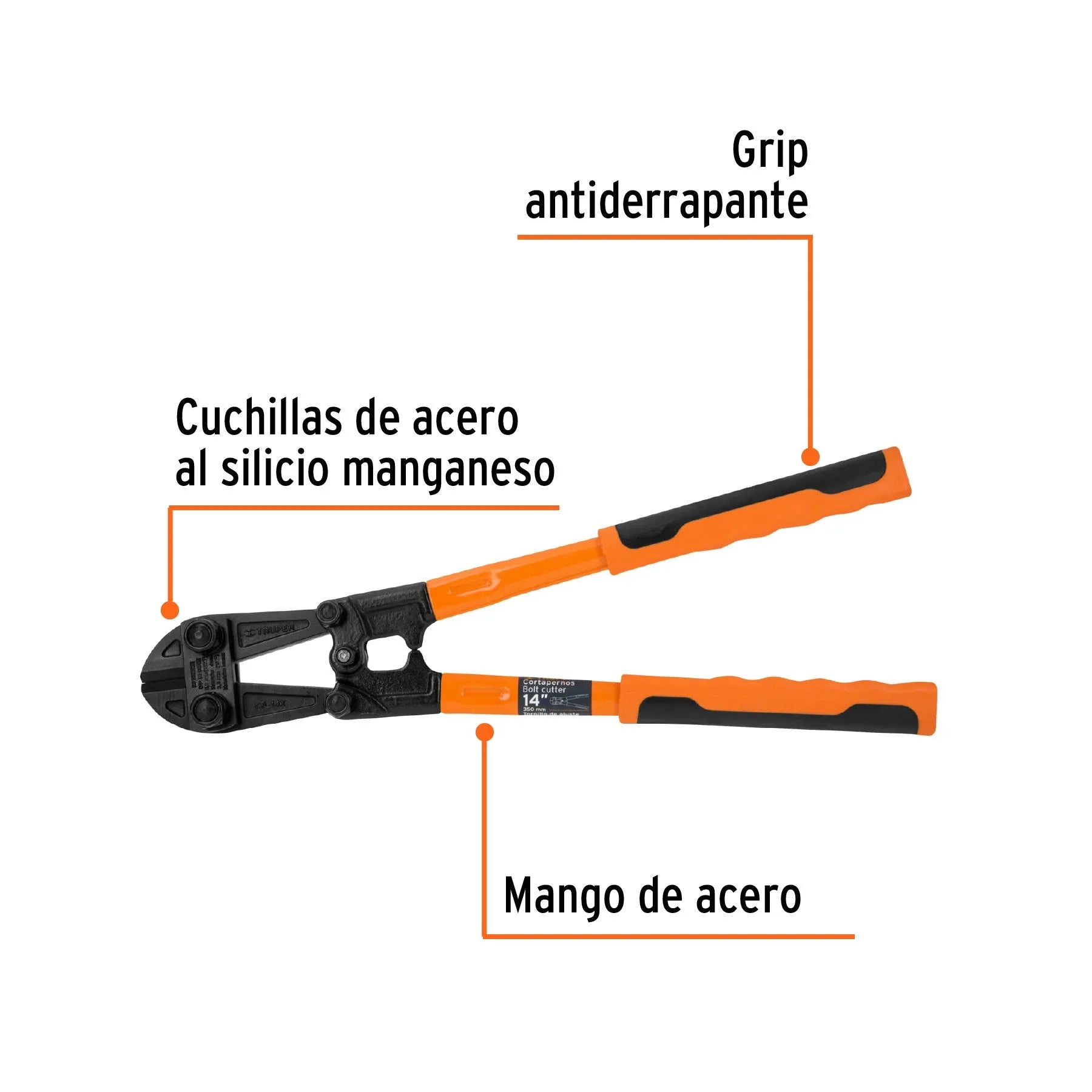 TRUPER CIZALLA 14" PROFESIONAL CP-14X