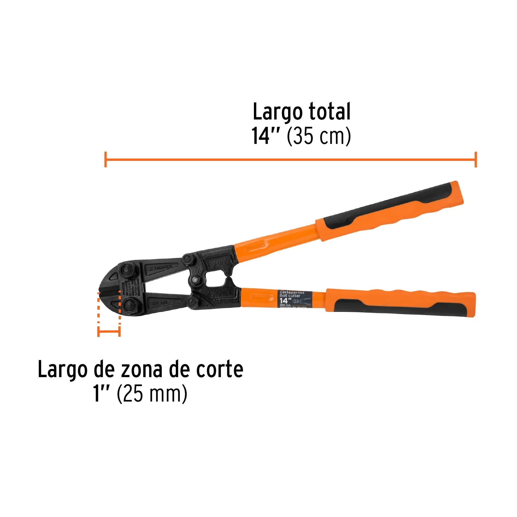 TRUPER CIZALLA 14" PROFESIONAL CP-14X