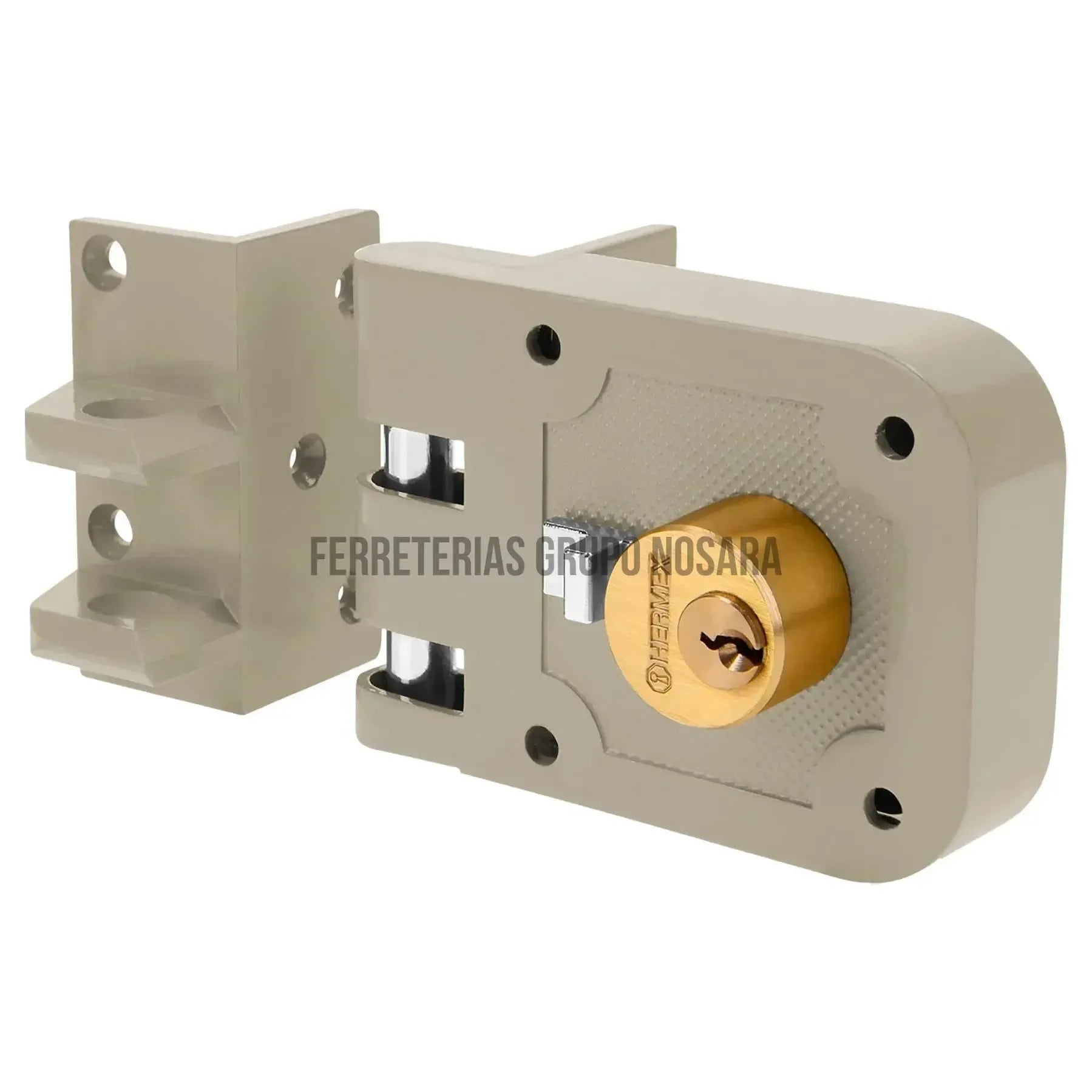 HERMEX LLAVIN DOBLE CILINDRO IZQ 43495-