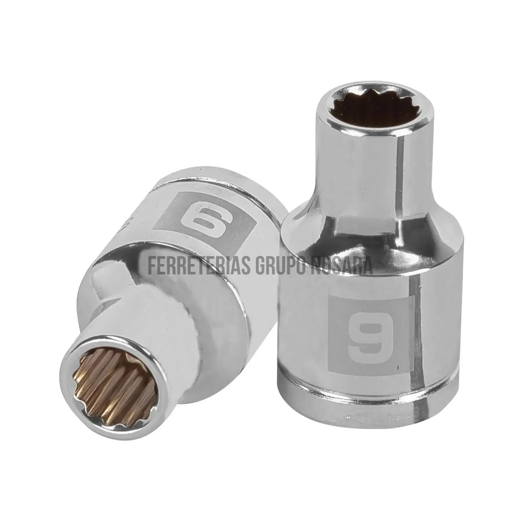 TRUPER CUBO ESTRIADO 9MM ESP 1/2 13523-