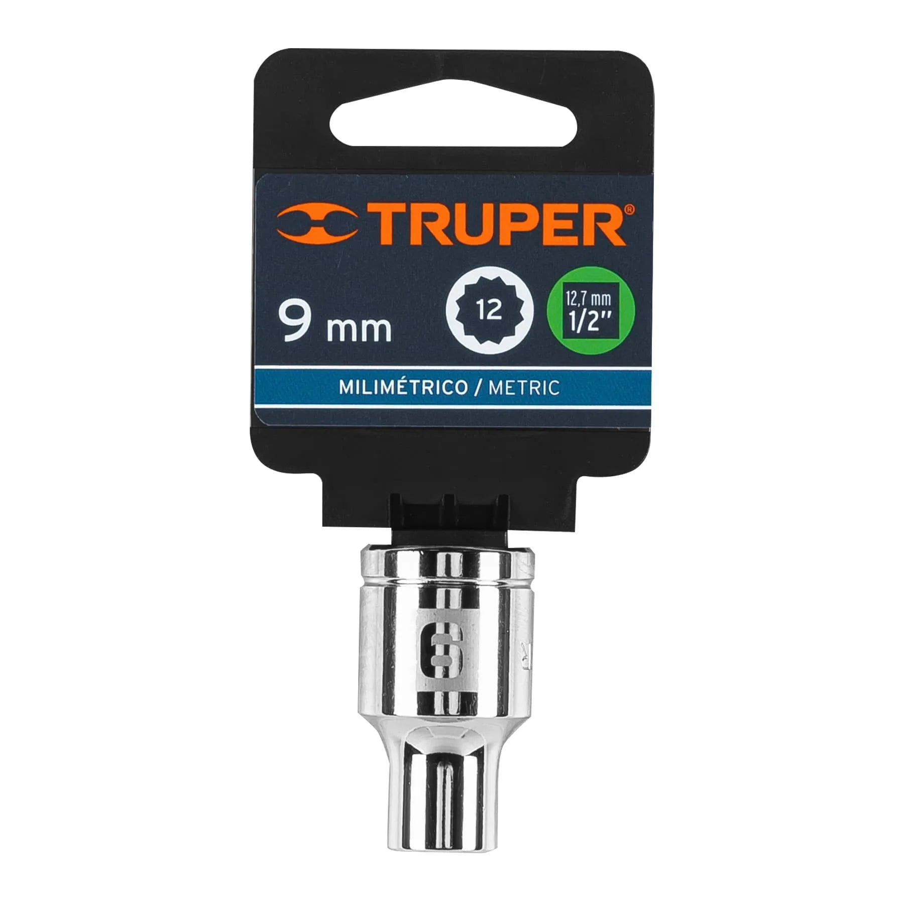 TRUPER CUBO ESTRIADO  9MM ESP 1/2 13523