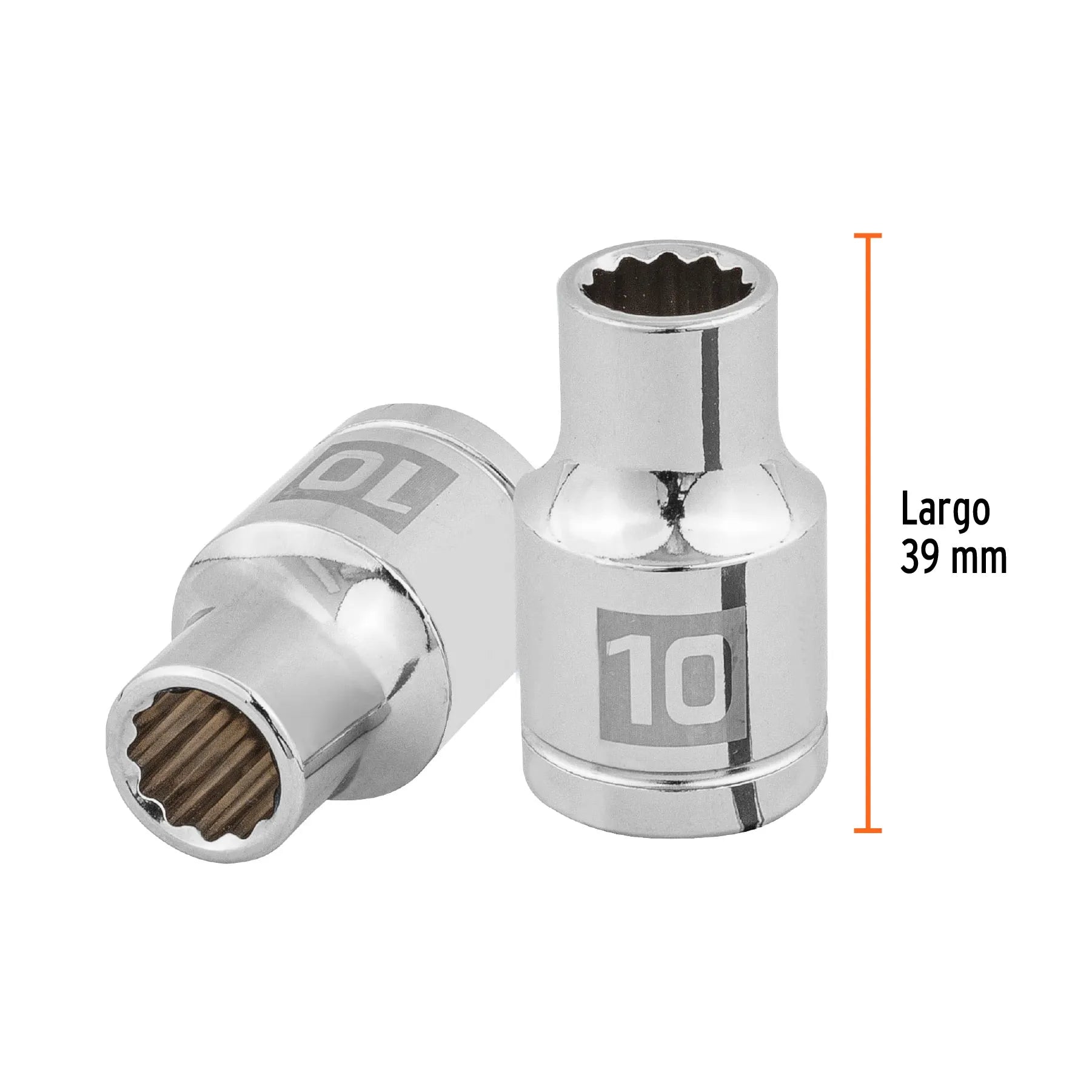 TRUPER CUBO ESTRIADO 10MM ESP 1/2 13524