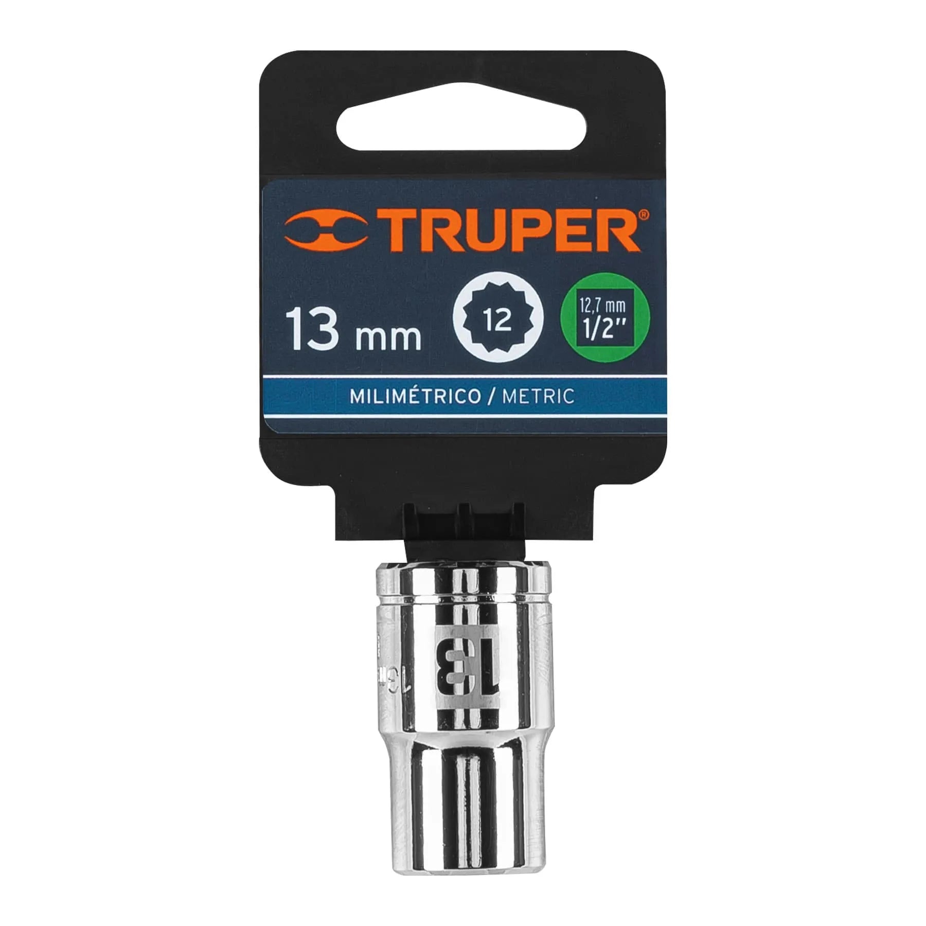 TRUPER CUBO ESTRIADO 13MM ESP 1/2 13527