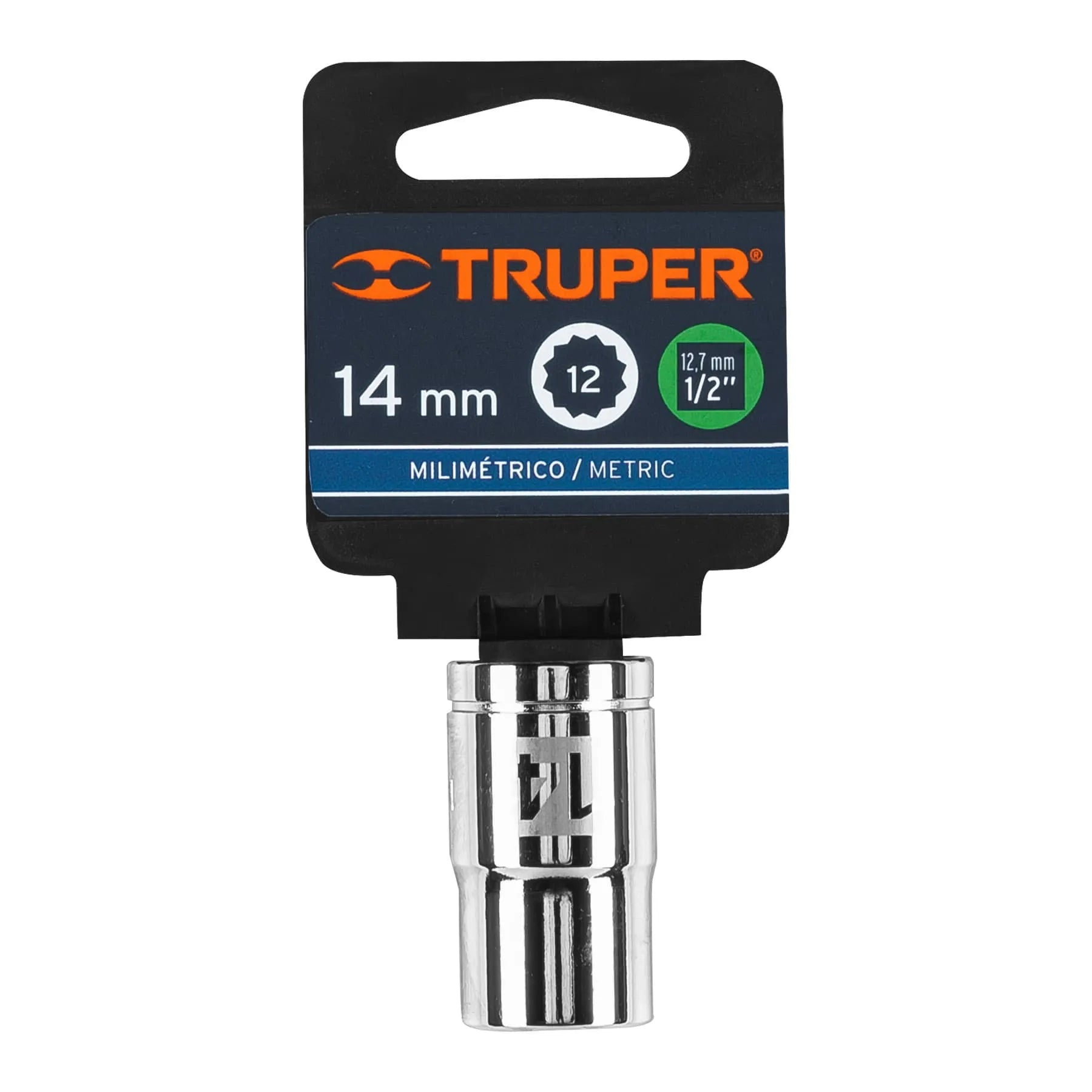 TRUPER CUBO ESTRIADO 14MM ESP 1/2 13528