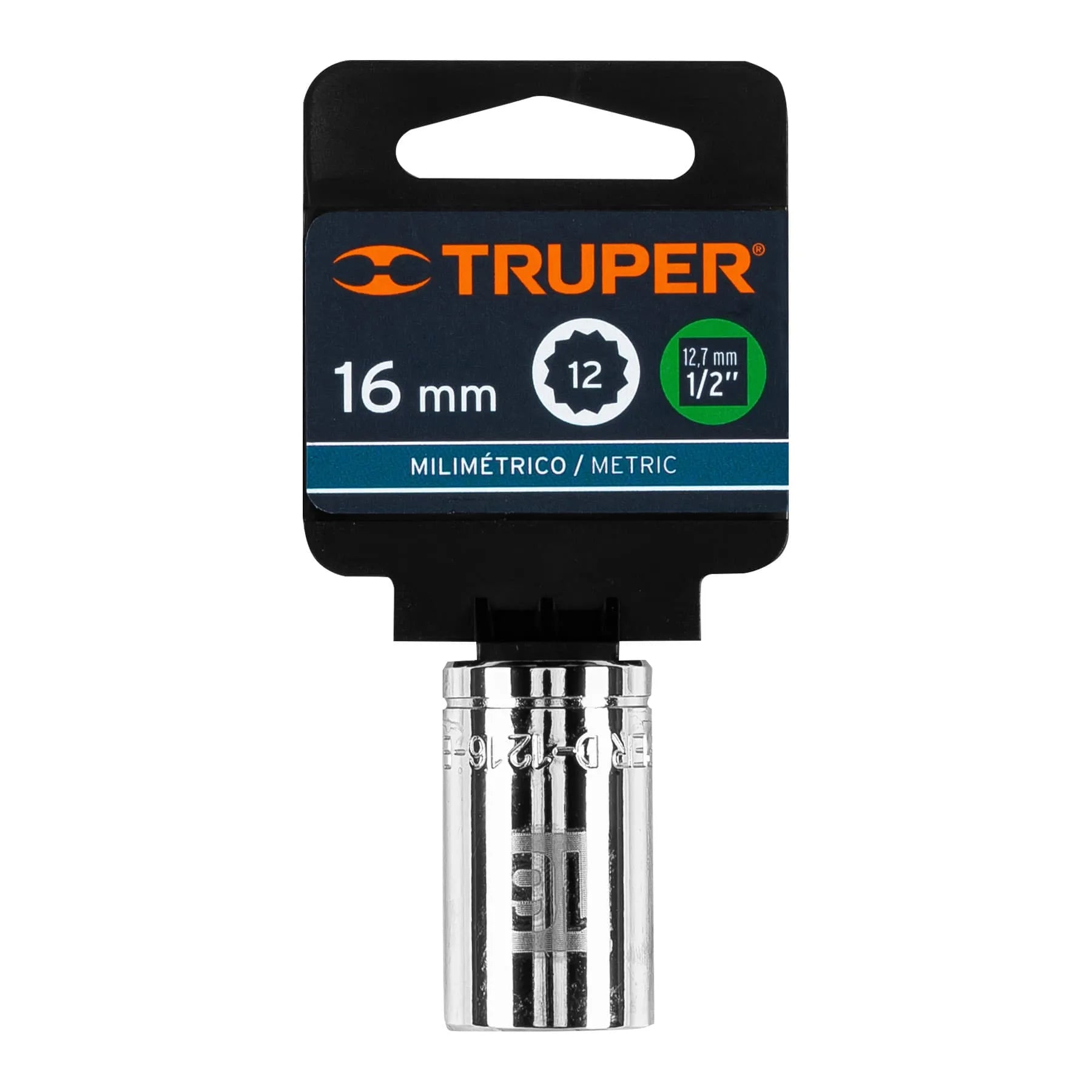 TRUPER CUBO ESTRIADO 16MM ESP 1/2 13530