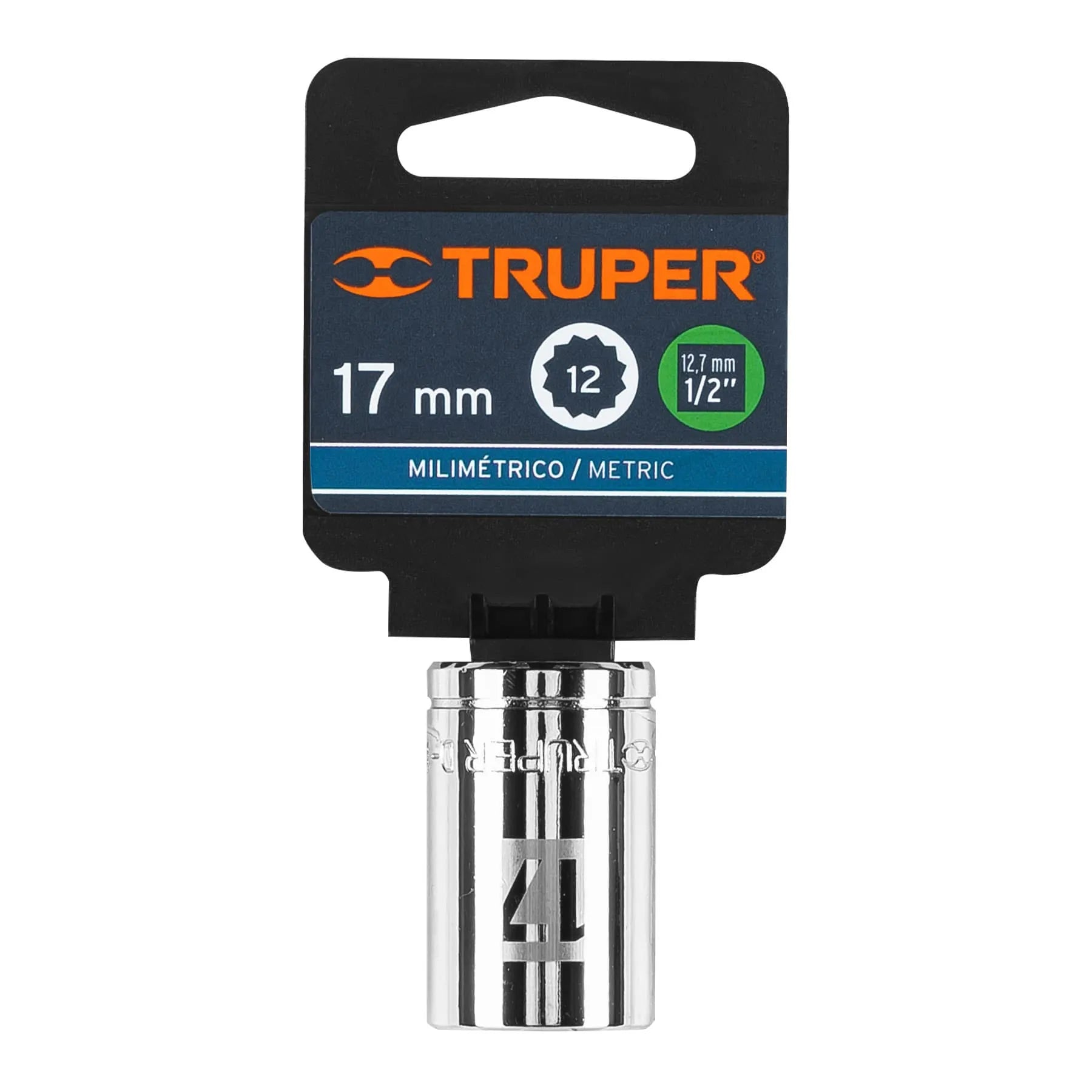 TRUPER CUBO ESTRIADO 17MM ESP 1/2 13531
