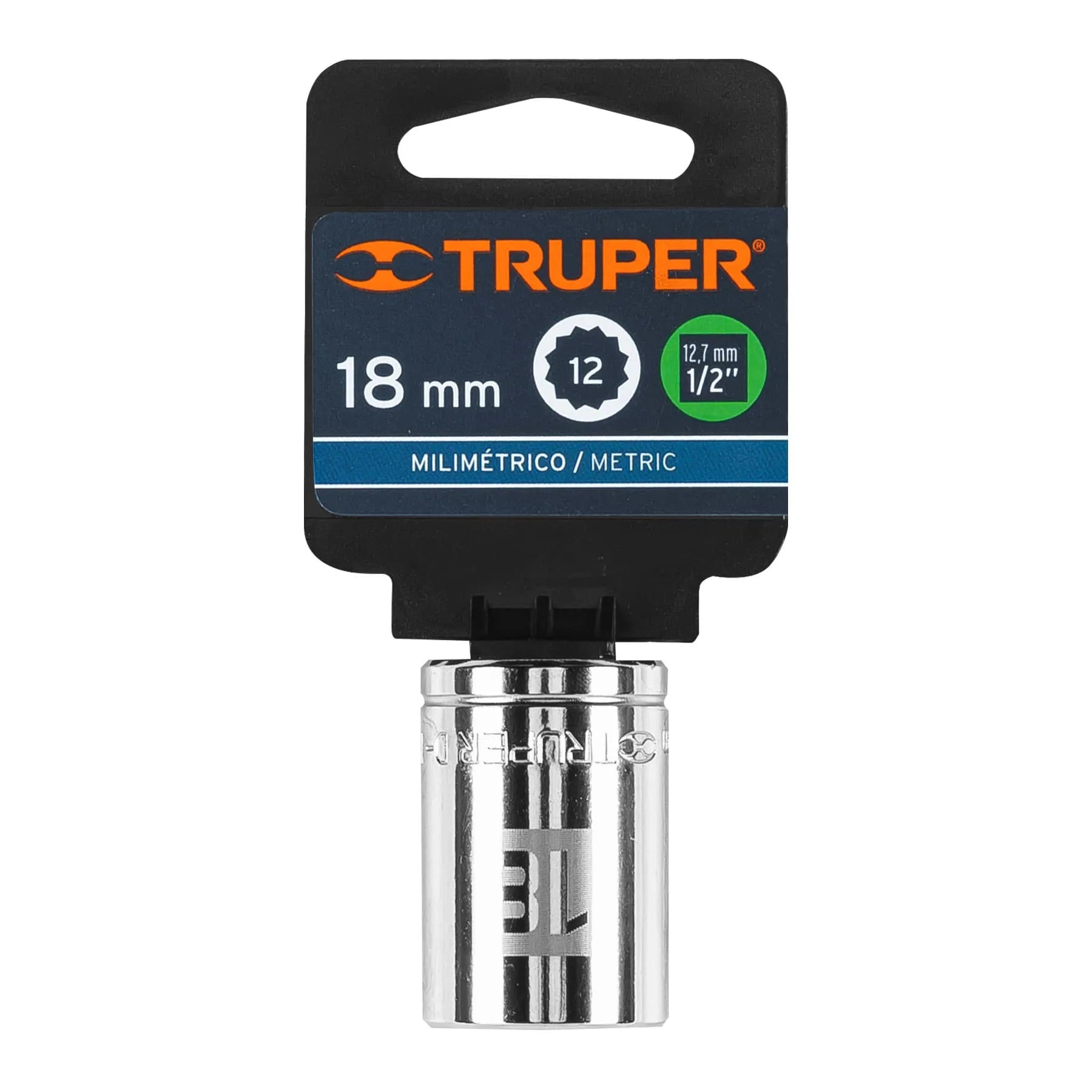 TRUPER CUBO ESTRIADO 18MM ESP 1/2 13532