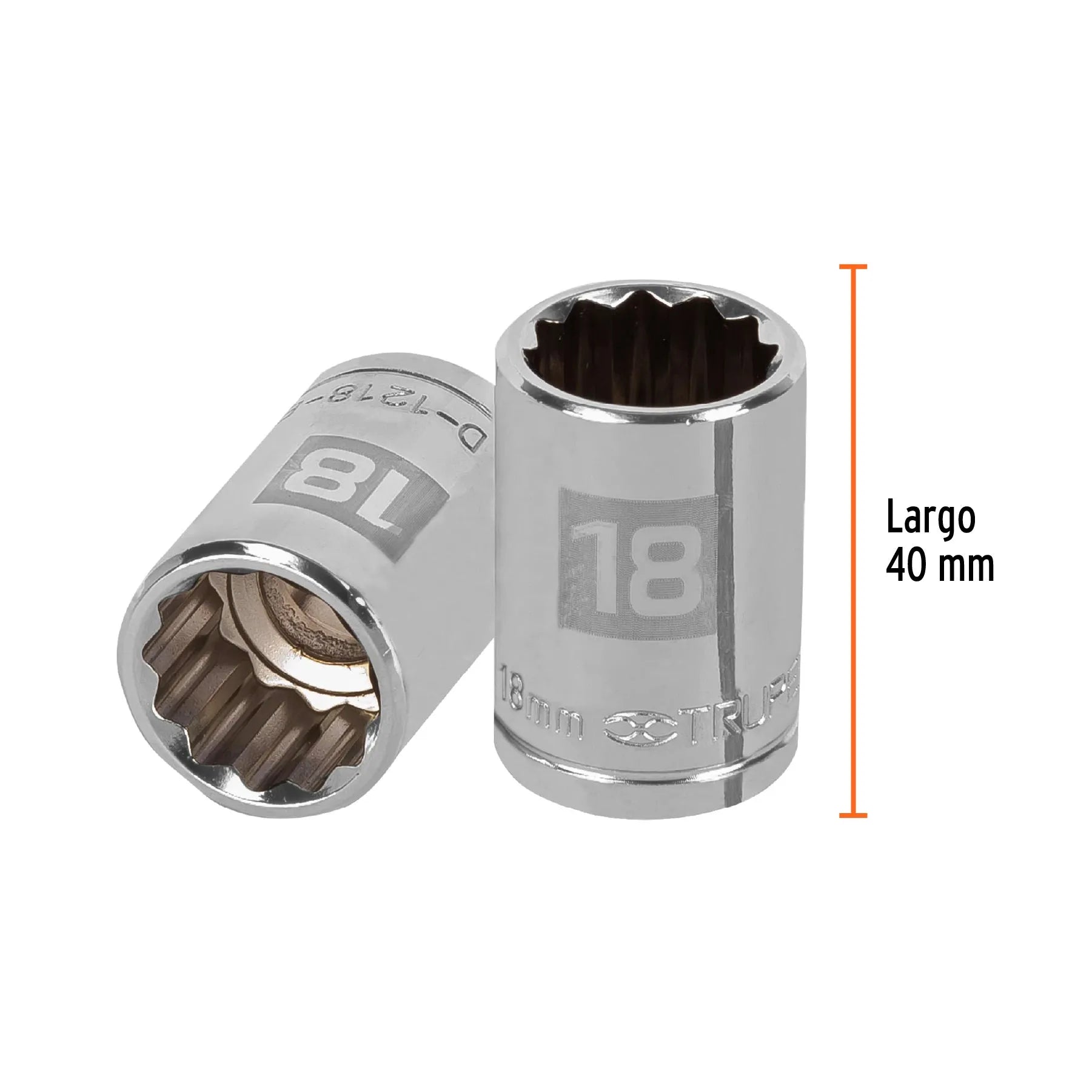 TRUPER CUBO ESTRIADO 18MM ESP 1/2 13532