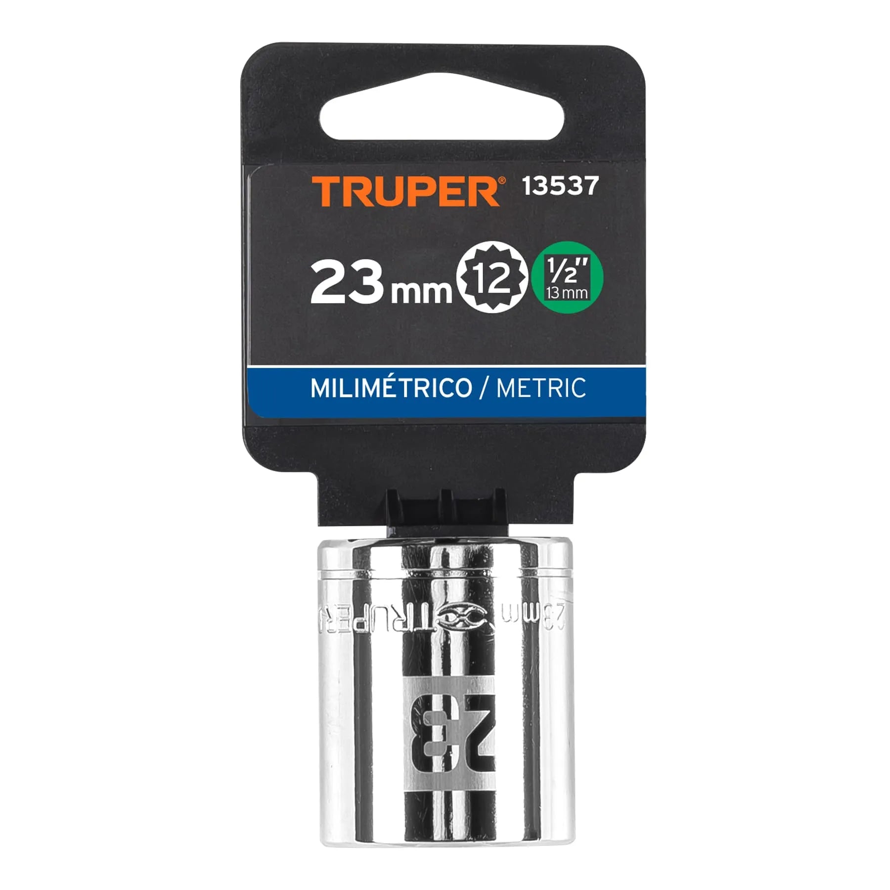 TRUPER CUBO ESTRIADO 23MM ESP 1/2 13537