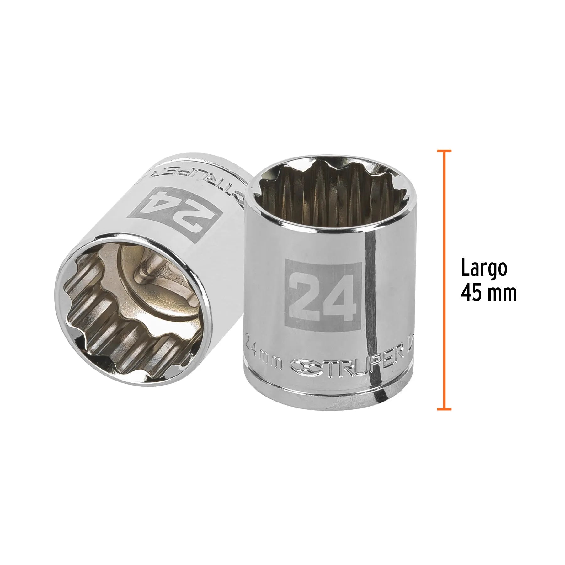 TRUPER CUBO ESTRIADO 24MM ESP 1/2 13538