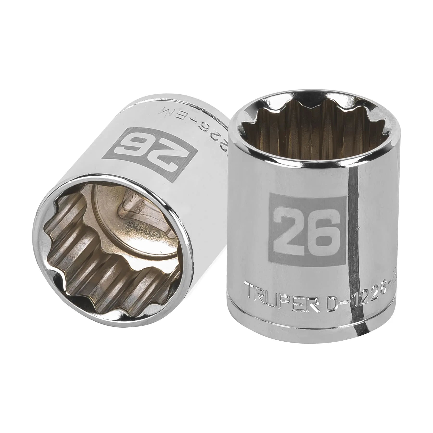 TRUPER CUBO ESTRIADO 26MM ESP 1/2 13540