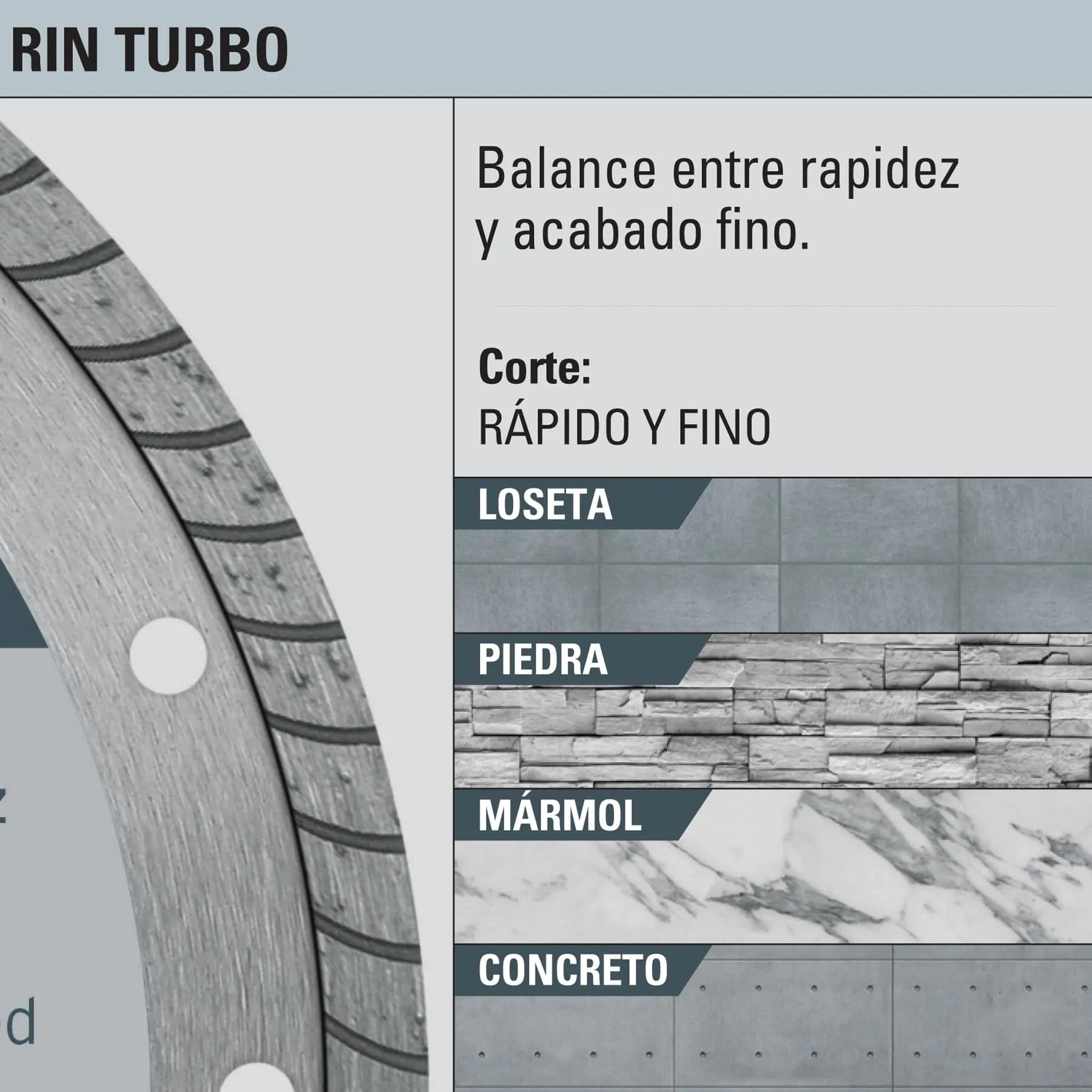 TRUPER DISCO DIAMANTE TURBO 9" 12982