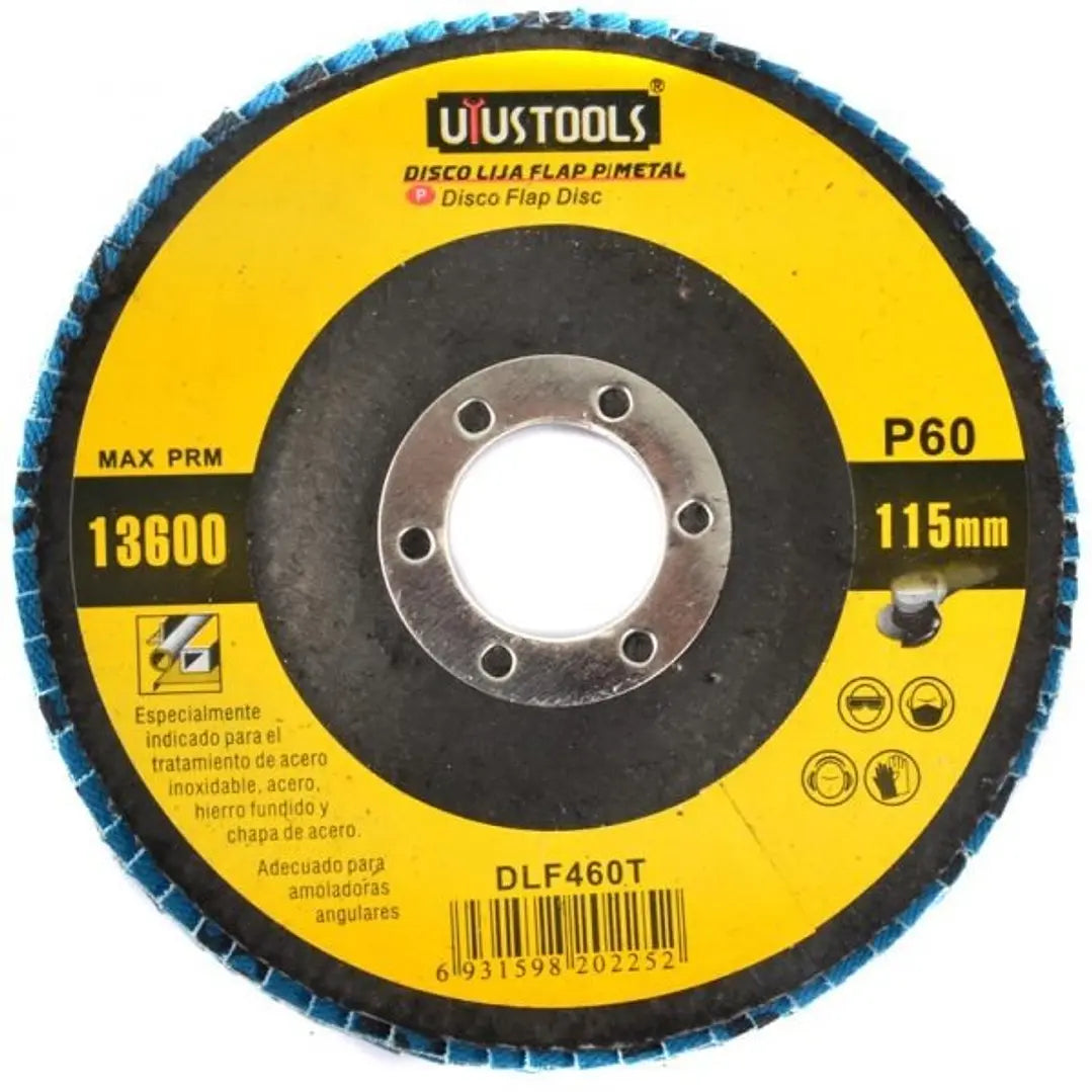 UYUSTOOLS DISCO FLAP 4-1/2 #80 DLF480T