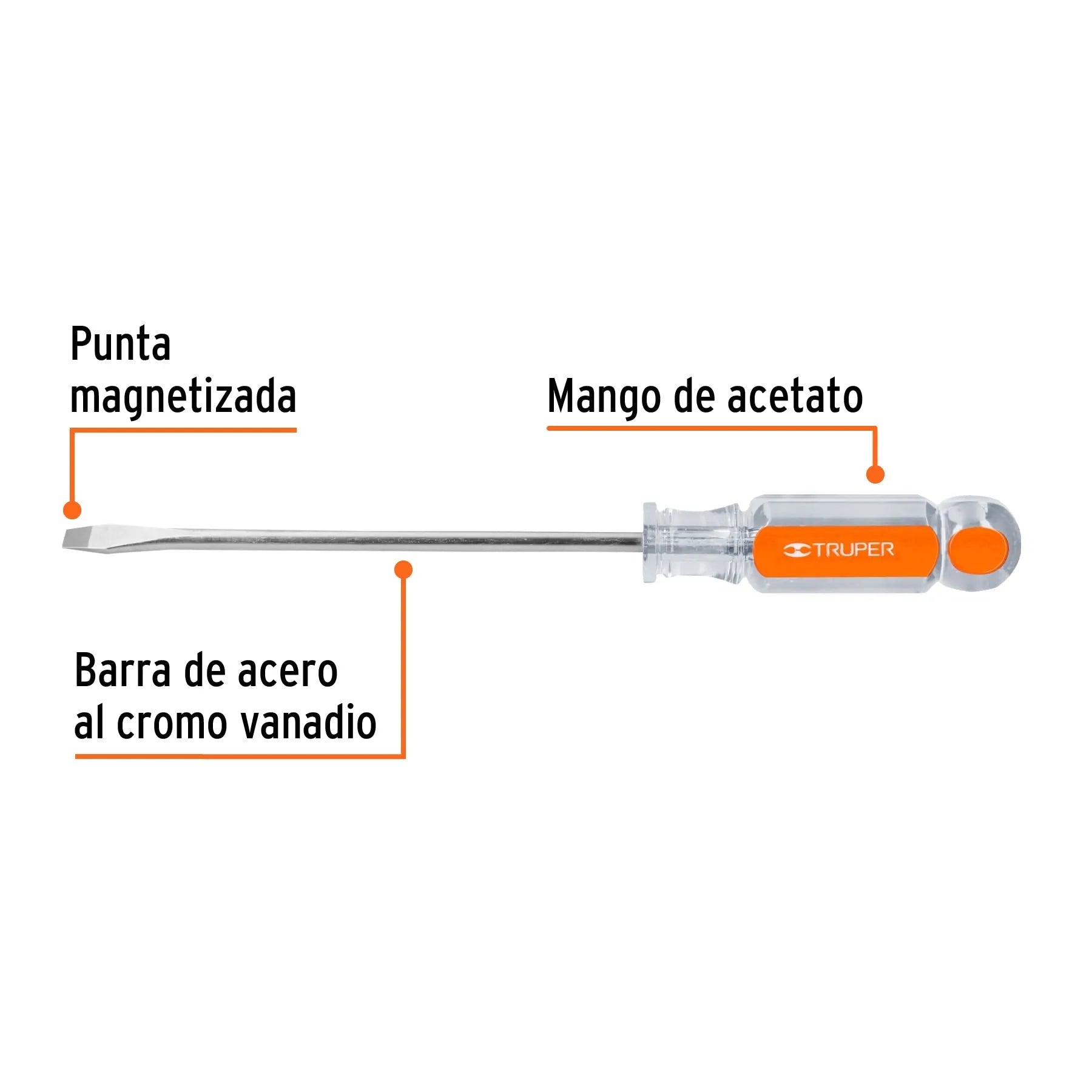 TRUPER DEST ACRIL PL DR-1/4X6 13999