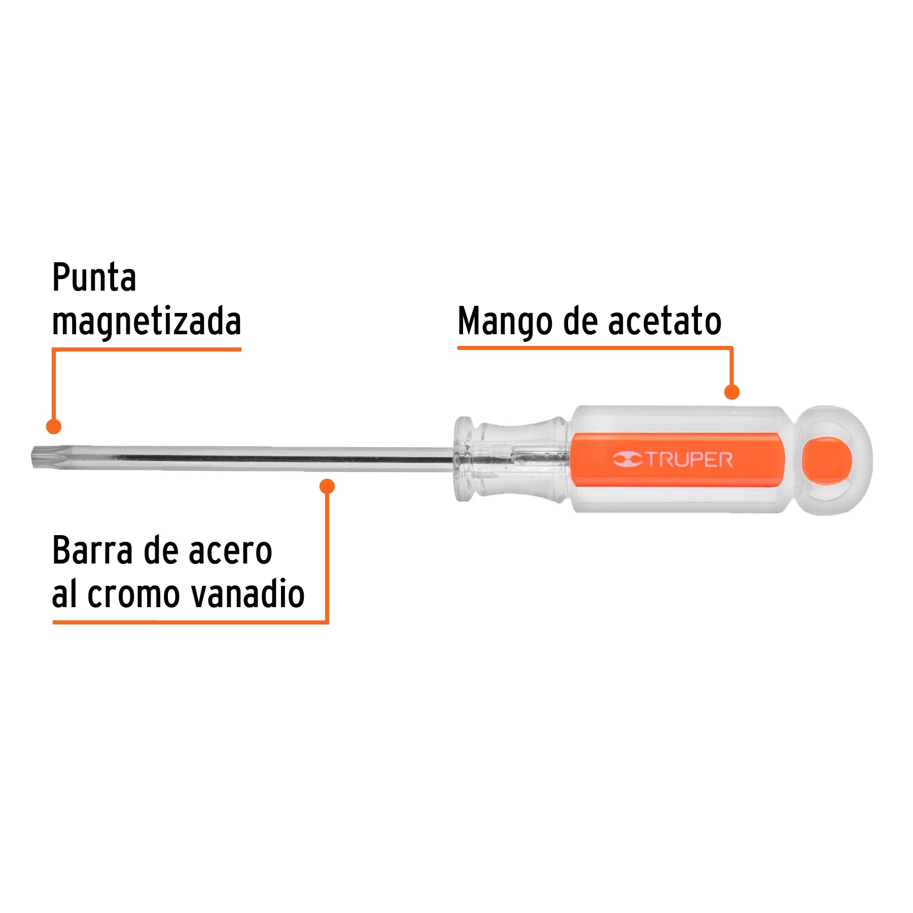 TRUPER SCREWDRIVER P/TORX T-30 15106