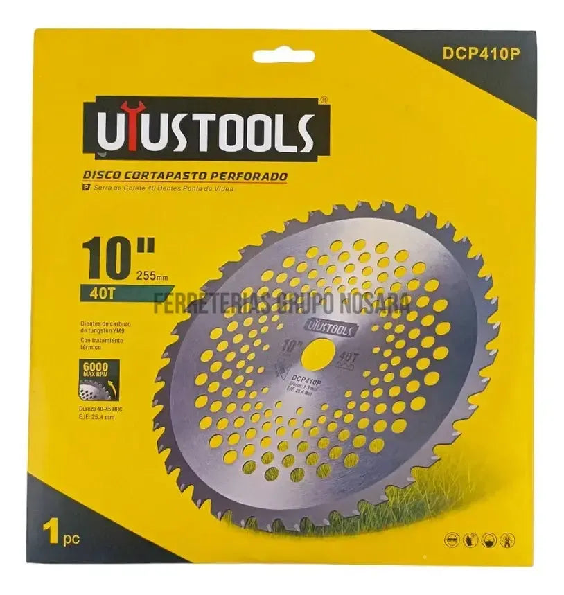 UYU DISCO CORTAPASTO 10X40T" DCP410P-
