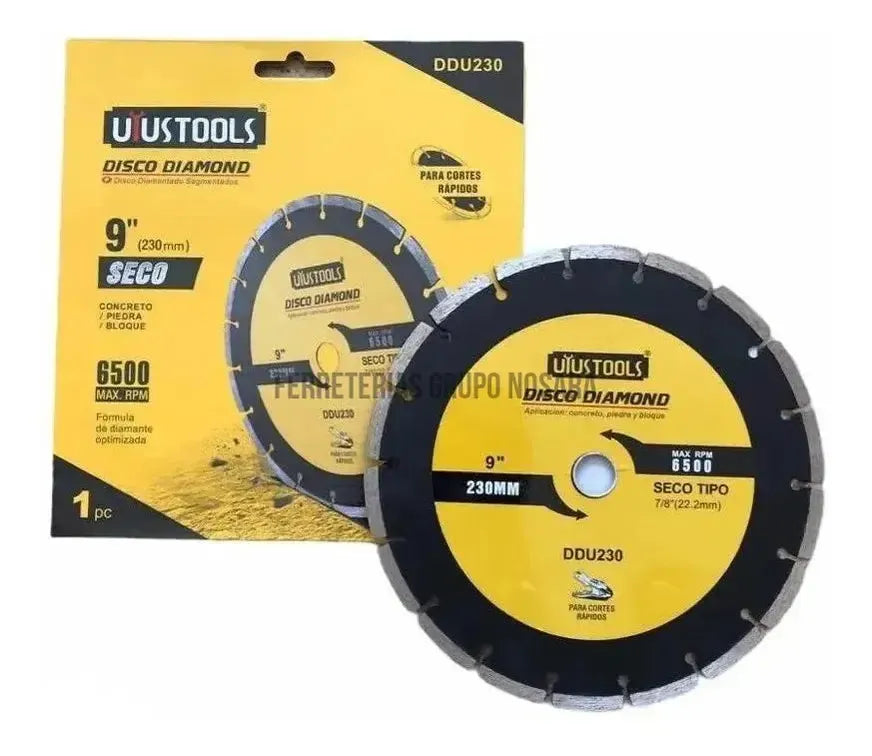 UYUSTOOLS DISCO DIAM SEGM 9" DDU230-