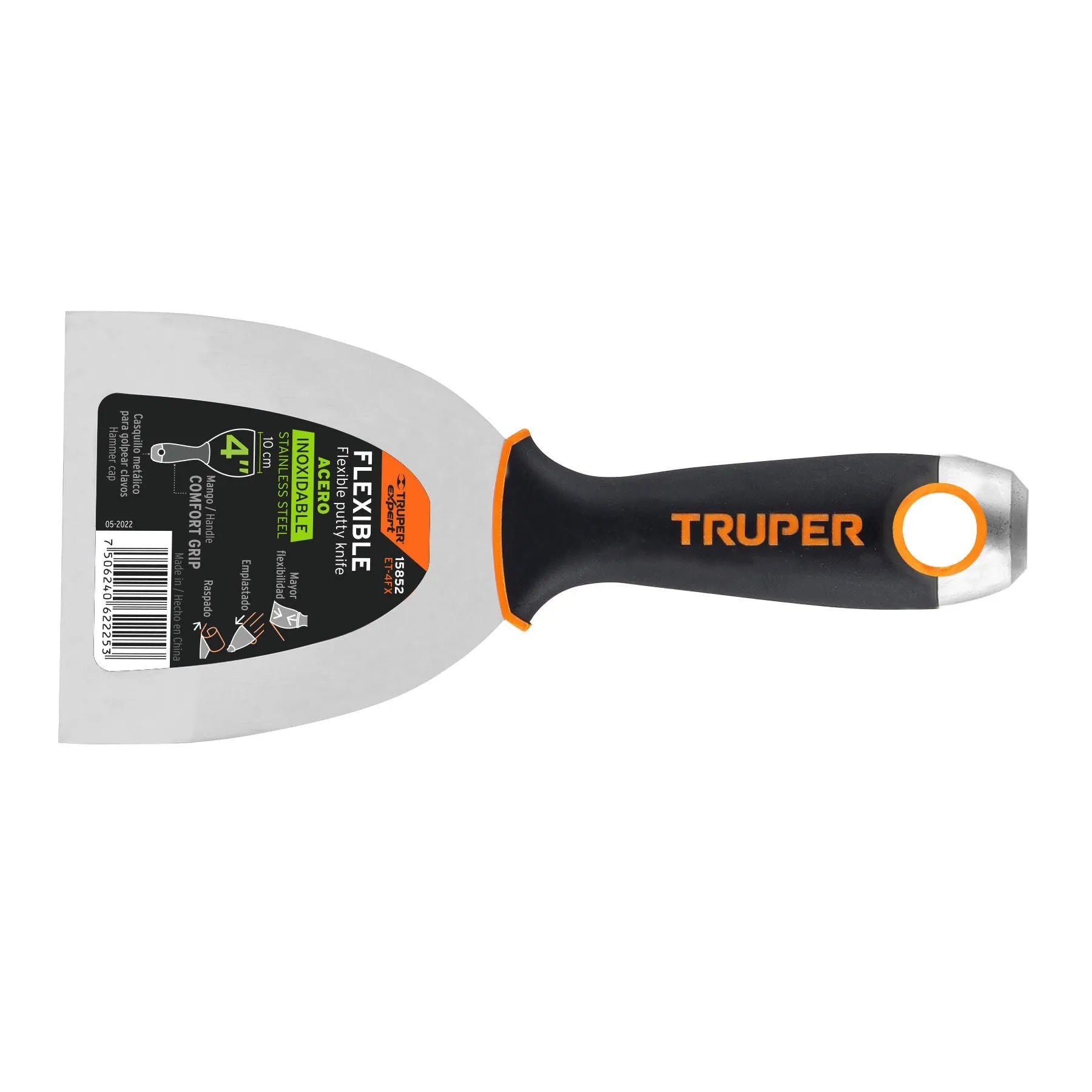 TRUPER ESPATULA FLEXIBLE 4" INOX 15852