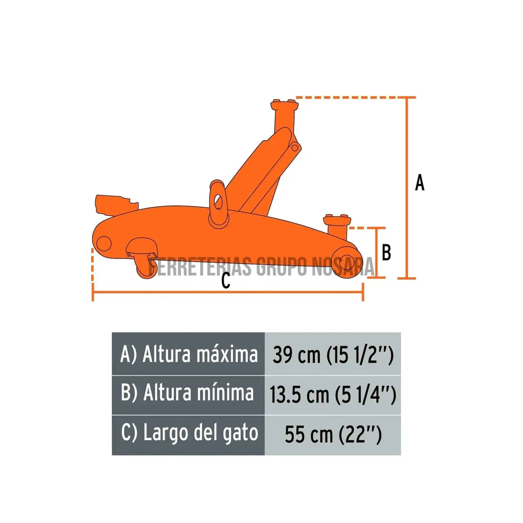 TRUPER GATA DE PALIN 2.5 TON 14946-