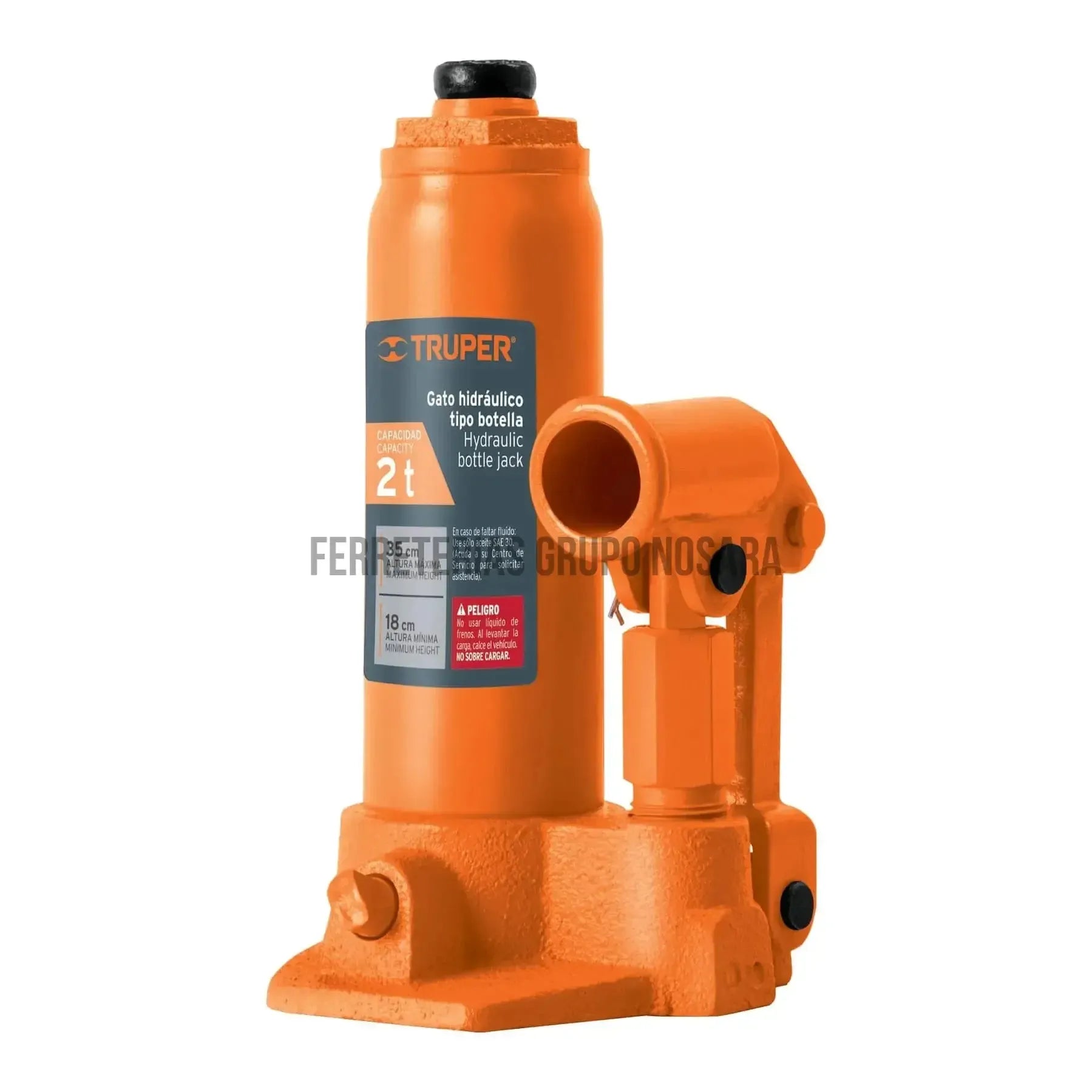TRUPER GATA HIDRAU 2 TON T/BOTELLA 14810-