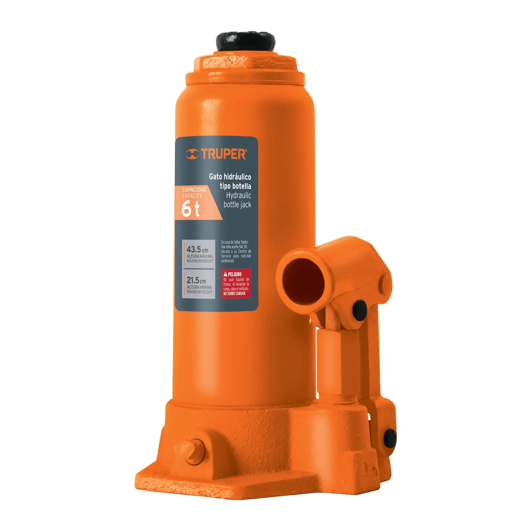 TRUPER GATA HIDRAU 6 TON T/BOTELLA 14814