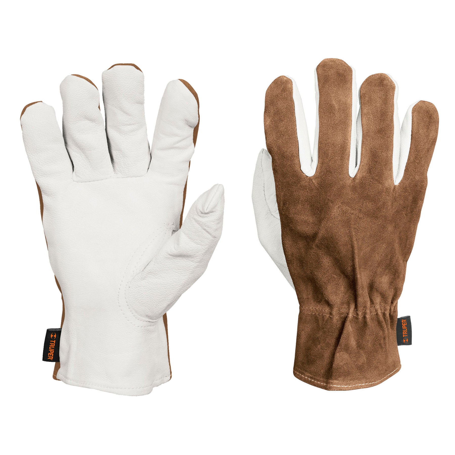 Goatskin gloves with bait back, Truper / 14288