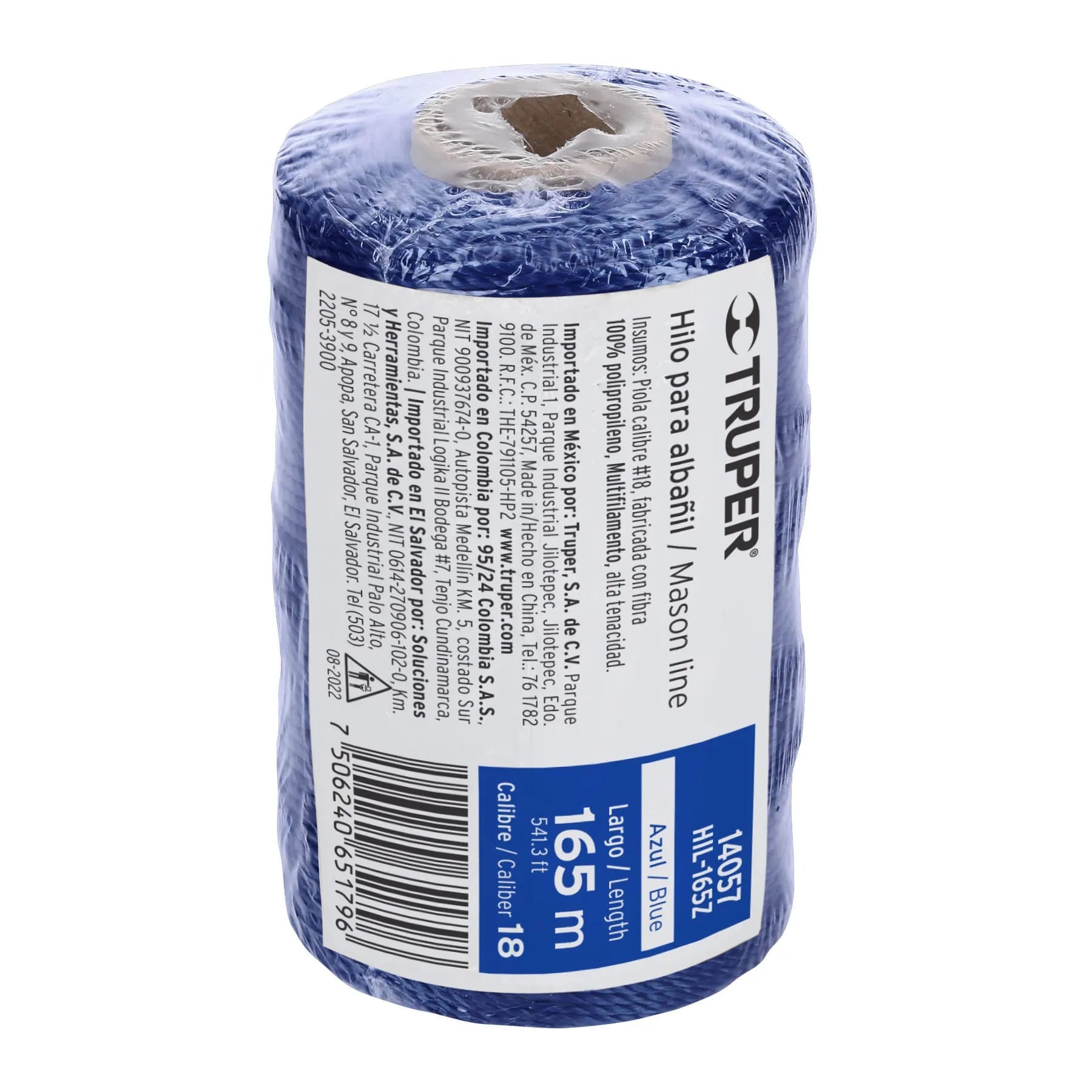 TRUPER CUERDA ALBAÑIL AZUL 165M 14057