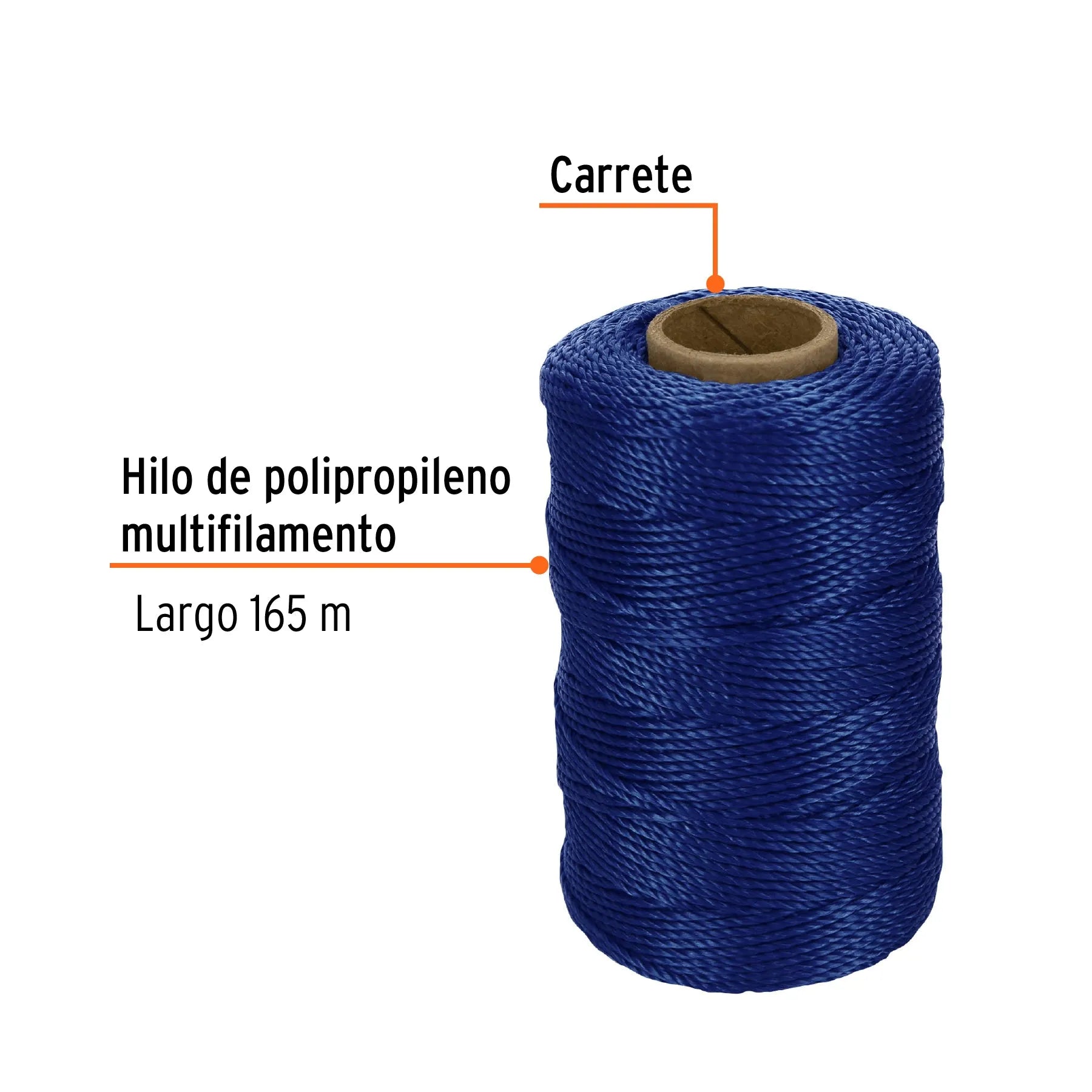 TRUPER CUERDA ALBAÑIL AZUL 165M 14057