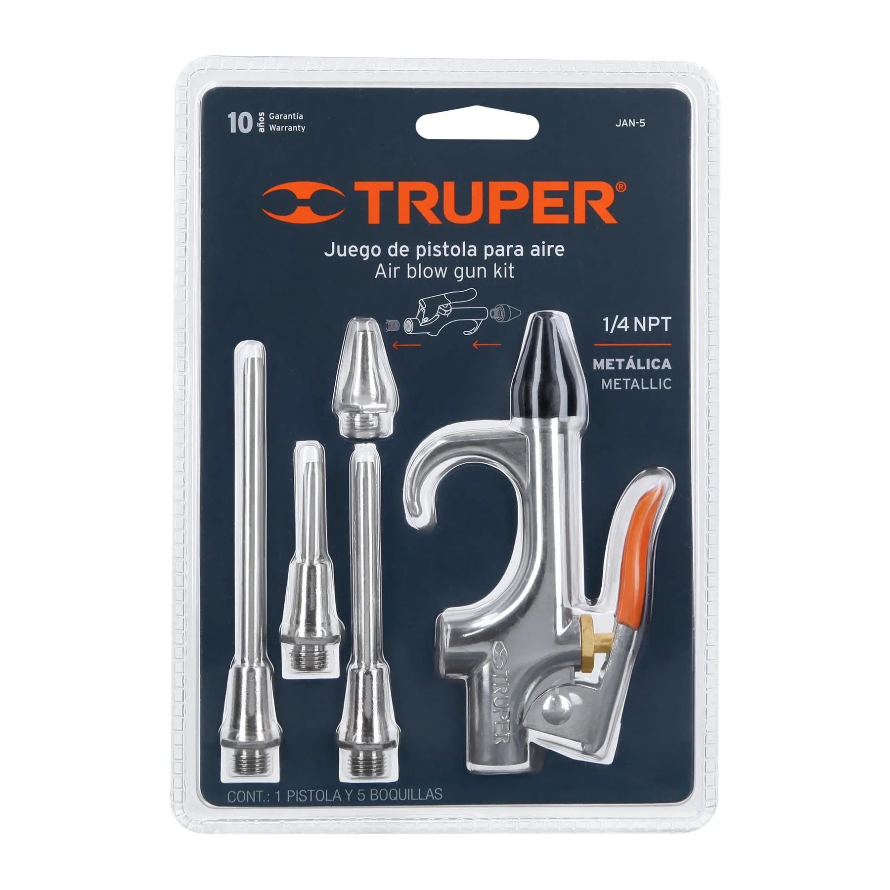 TRUPER JGO P/PISTOLA 5 BOQU JAN-5 19077