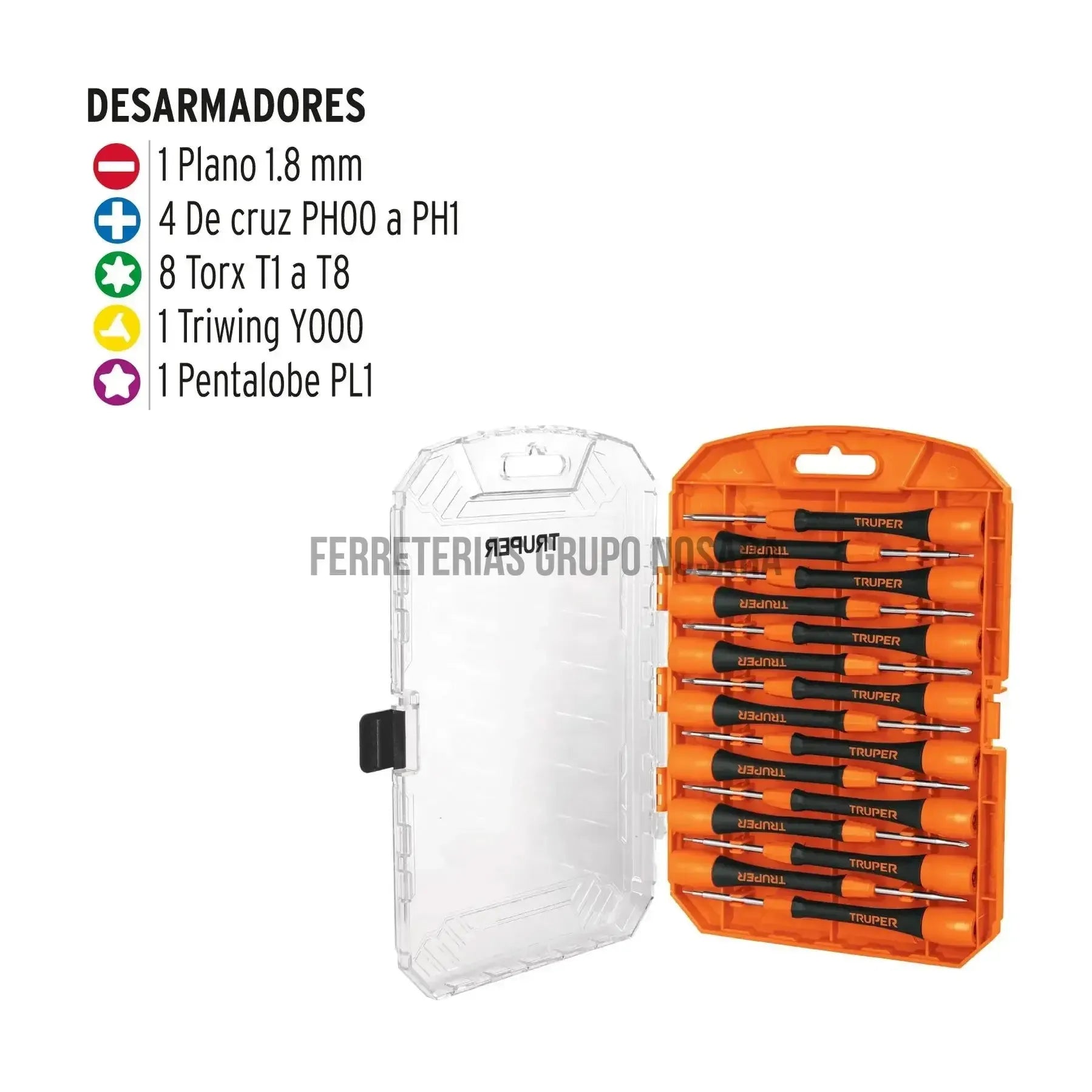 TRUPER JGO DESATORN JOYERO JYO-15 14205-