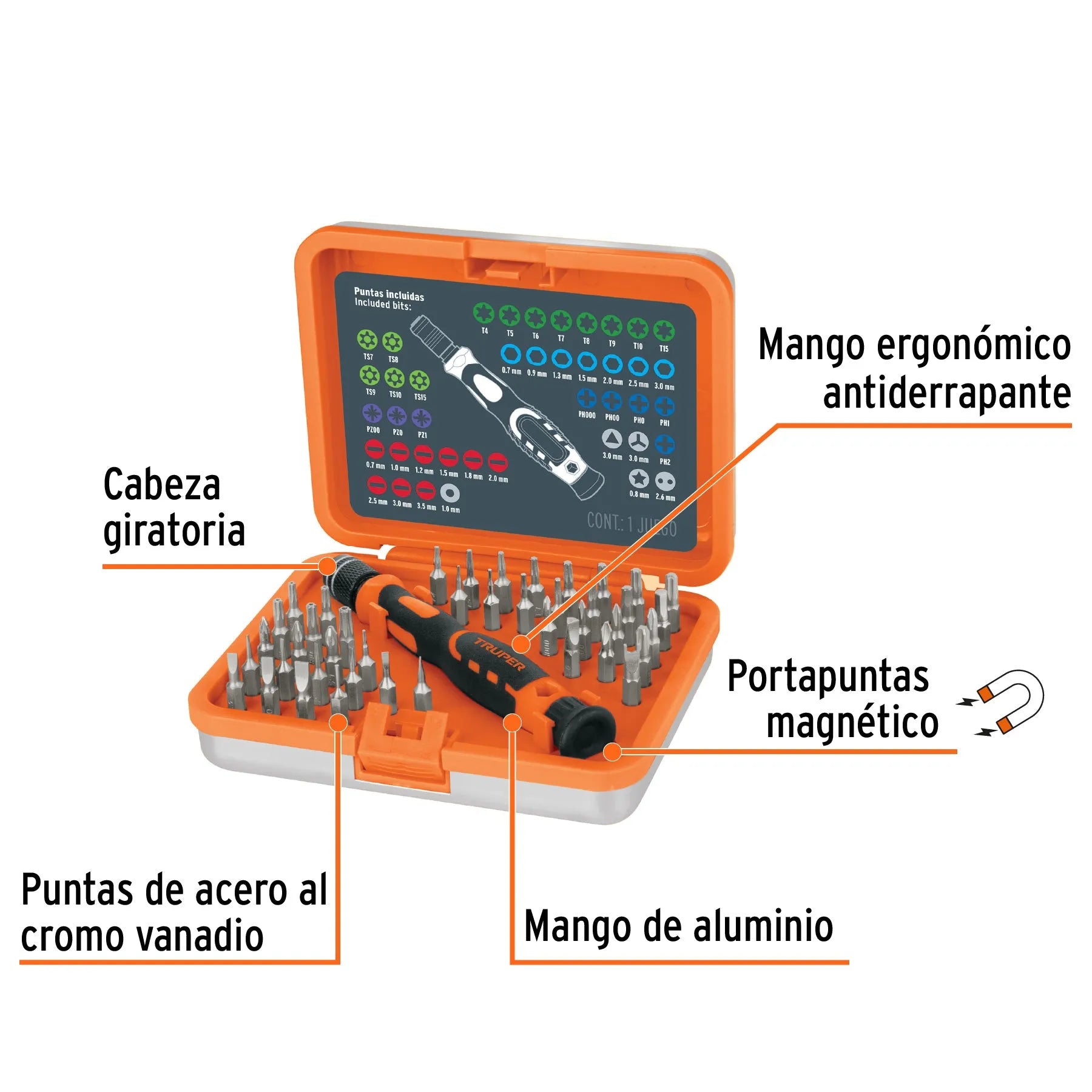 TRUPER JGO DESAT/JOYERO 43PZ 14163
