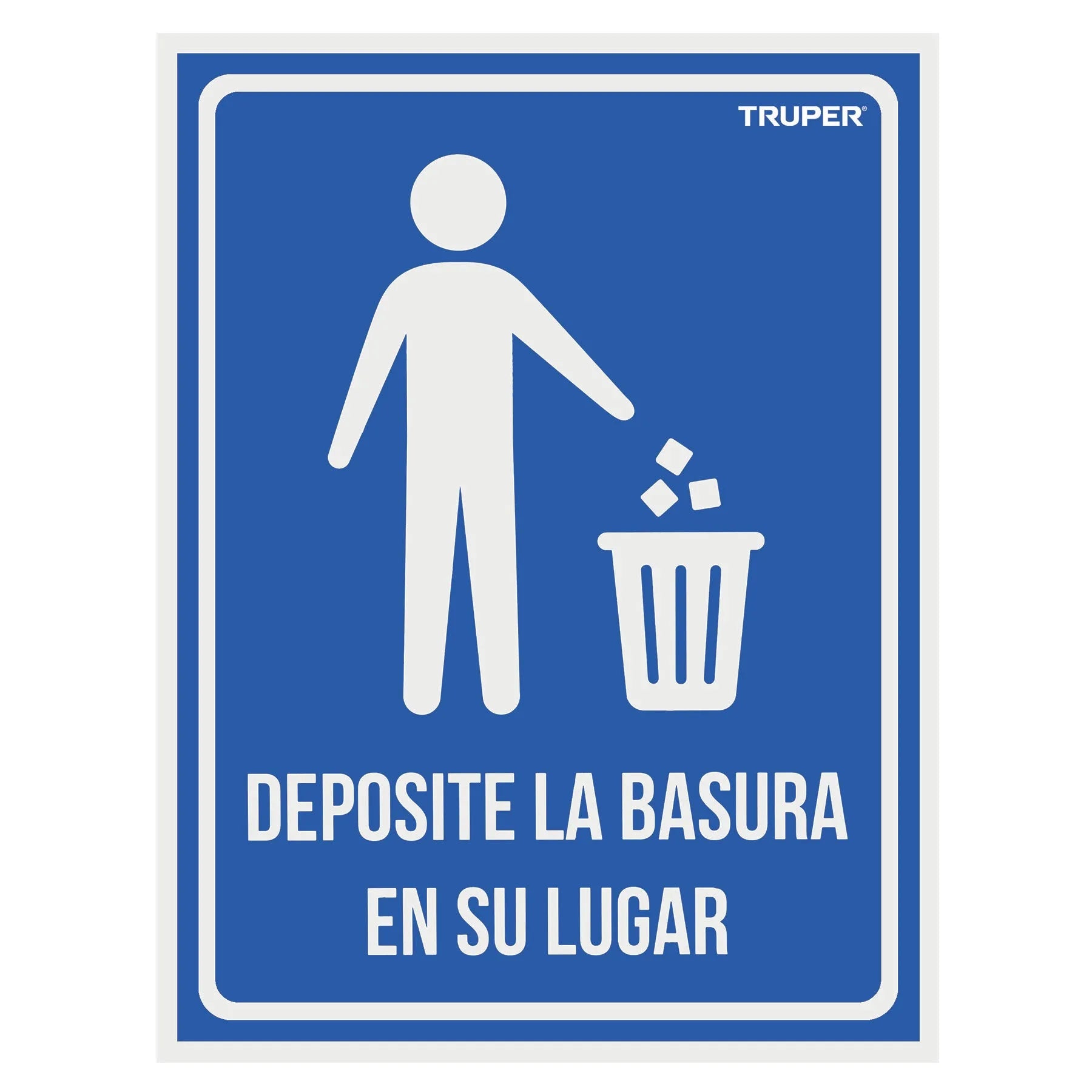 TRUPER ROTULO BASURA EN LUGAR 18529