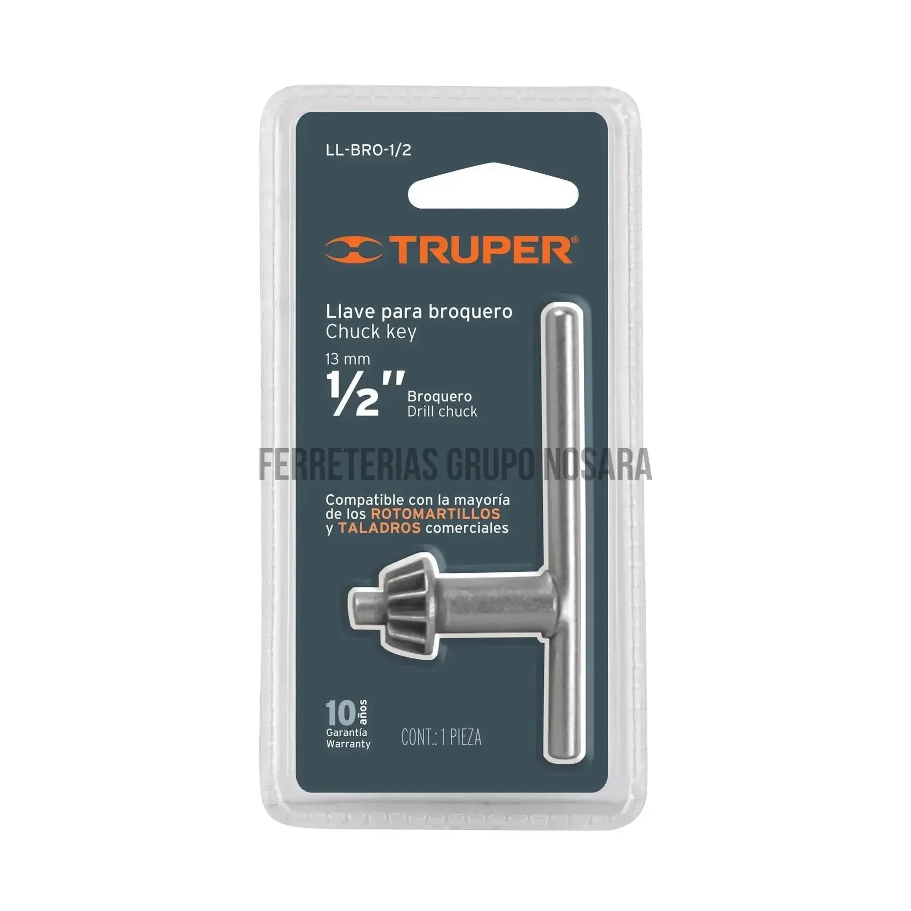TRUPER LLAVE P/CHOCK DE TALADR 1/2 16560-