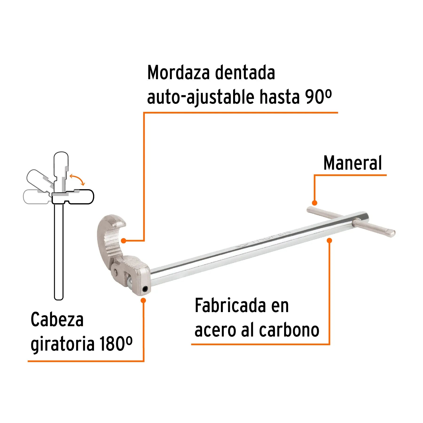 TRUPER LLAVE CANGREJO L-125 #12874