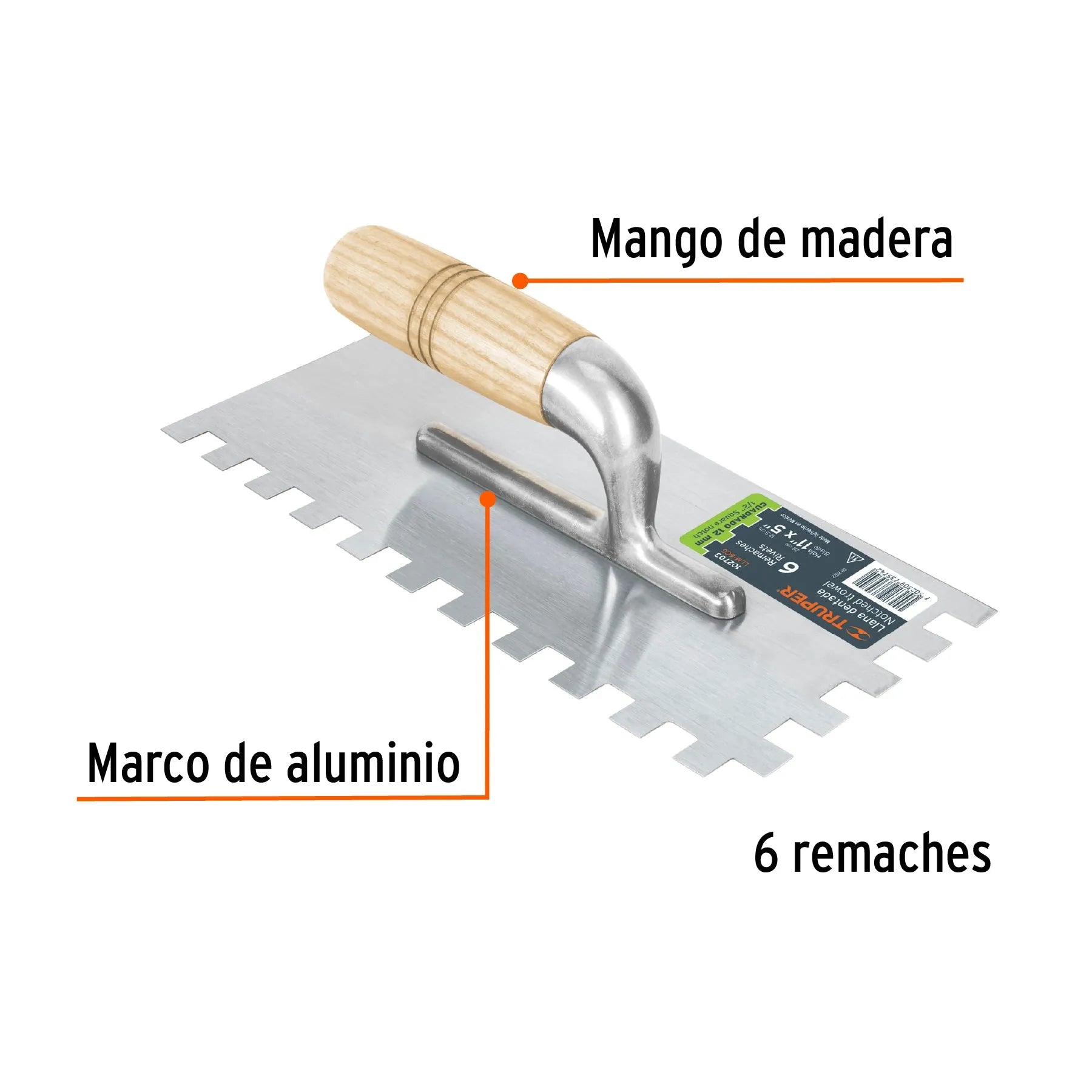 TRUPER LLANETA DENT MADER 11"X 5" 102703