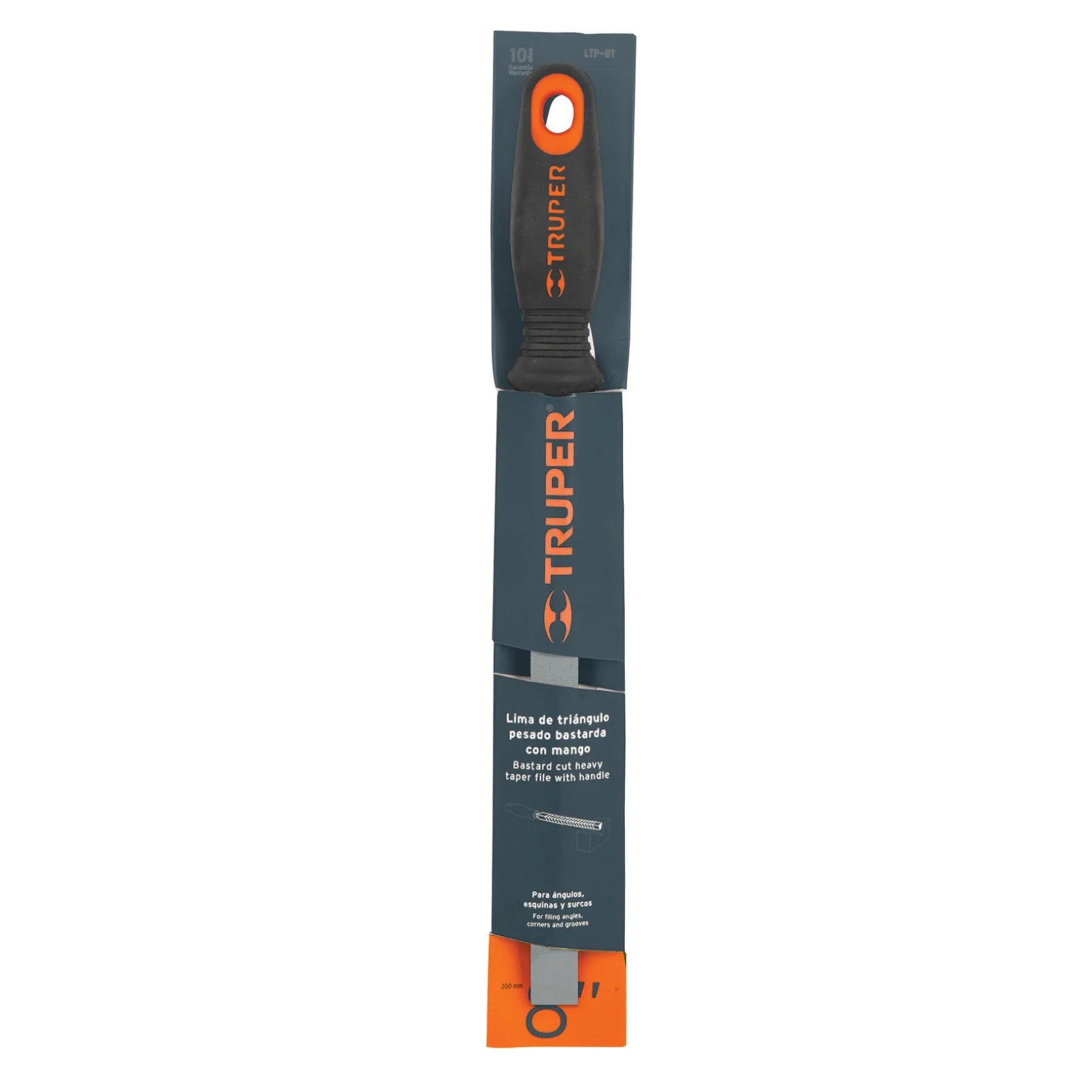 TRUPER LIMA TRIANGULAR 8" C/MANGO #15308