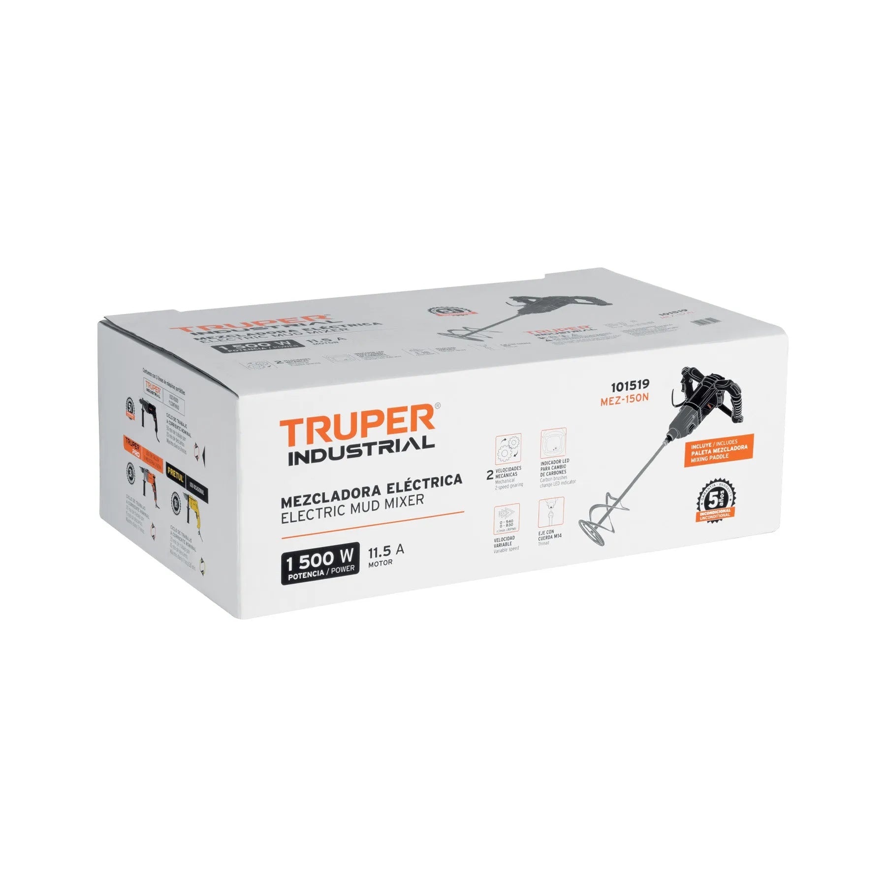 TRUPER MEZCLAD ELECT IND 1500W MEZ-150N