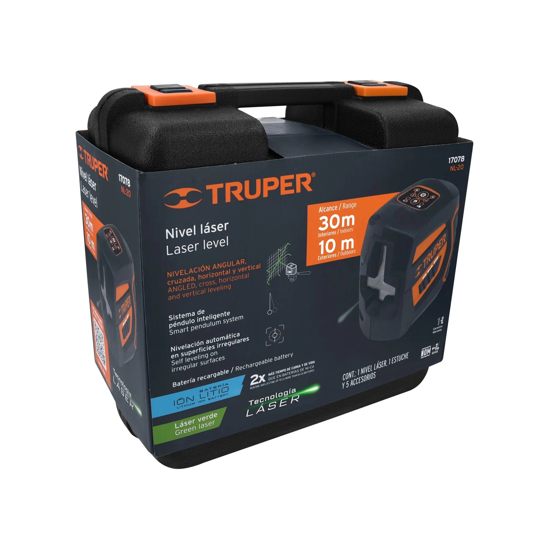 TRUPER NIVEL LASER LINEAS CRUZAD #17078