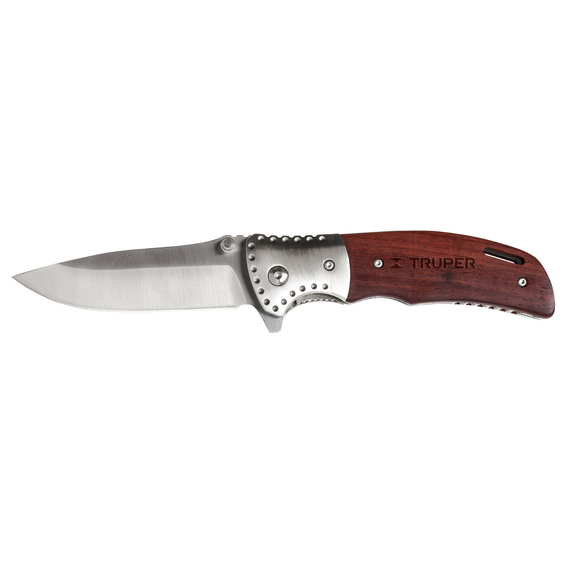 Folding knife 4-3/4' wooden handle, Truper / 17023