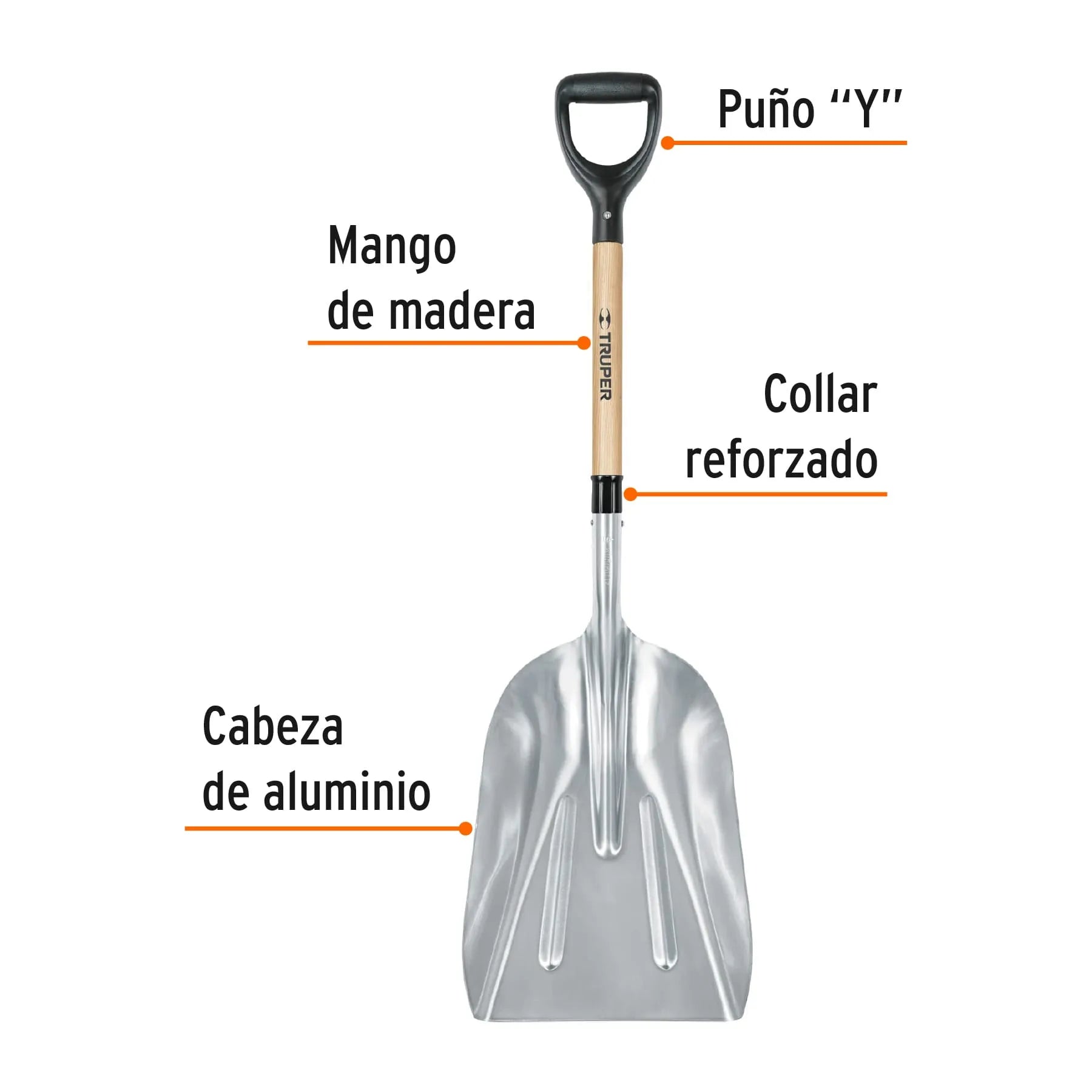 TRUPER PALA CAFETALERA ALU PALY-10 17181