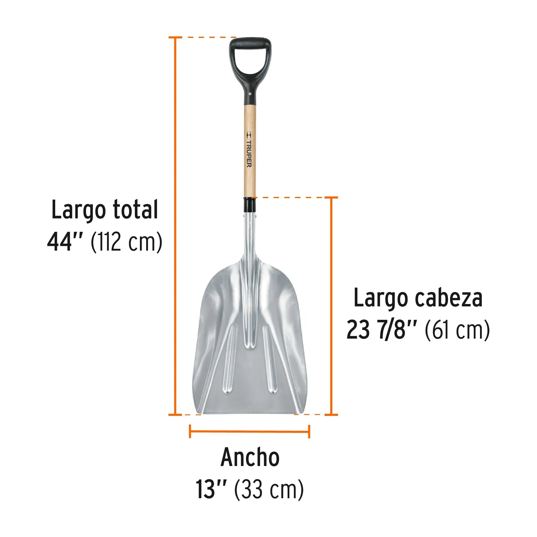 TRUPER PALA CAFETALERA ALU PALY-10 17181