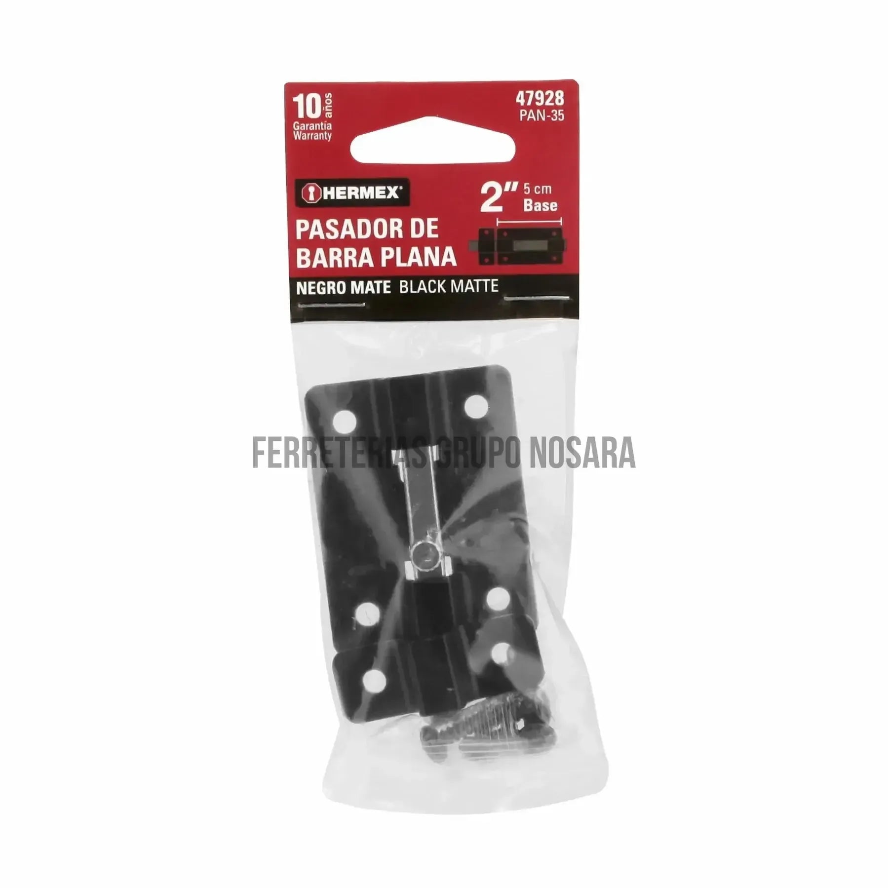 HERMEX PASADOR 2" NEG PAN-35 BLIST 47928-