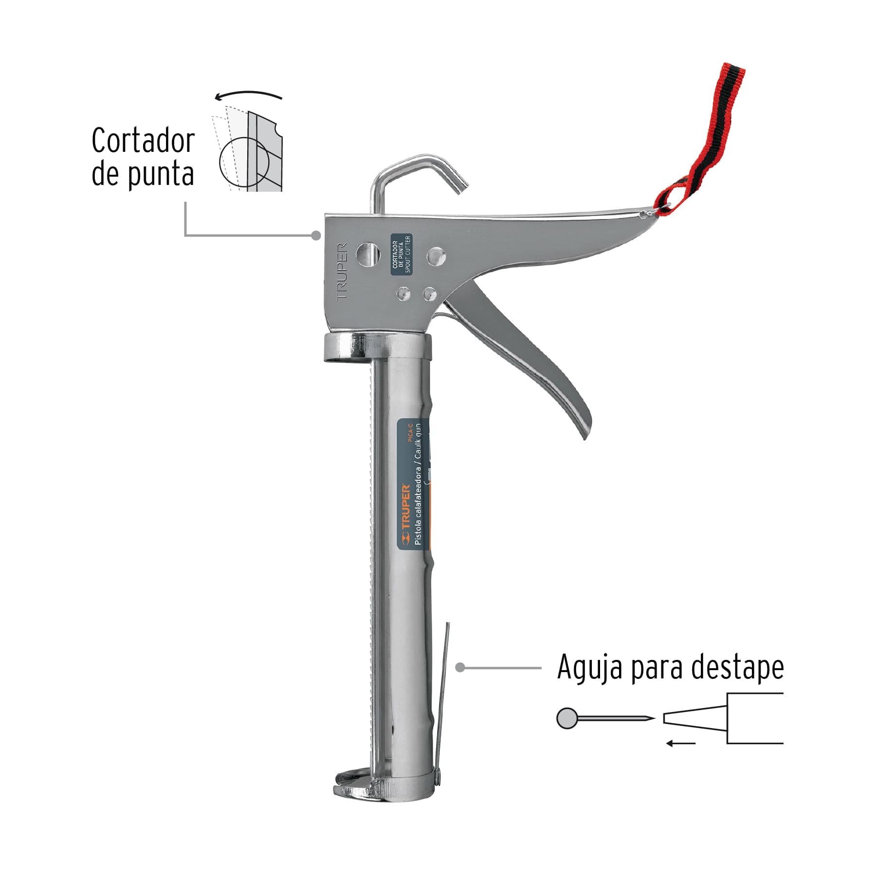 TRUPER GUN FOR SILICON PICA-C 101400