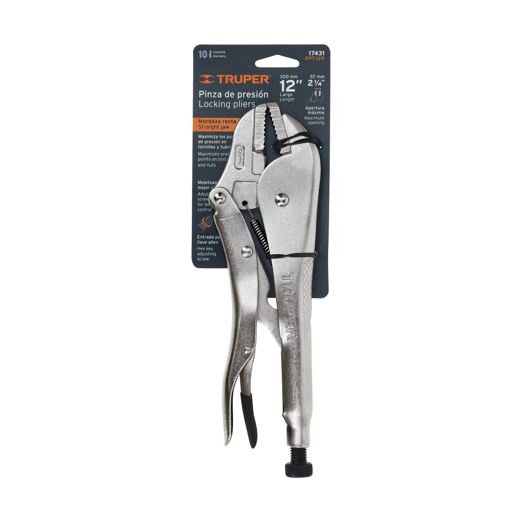 TRUPER JAW PLIERS 12" PPT-12R 17431