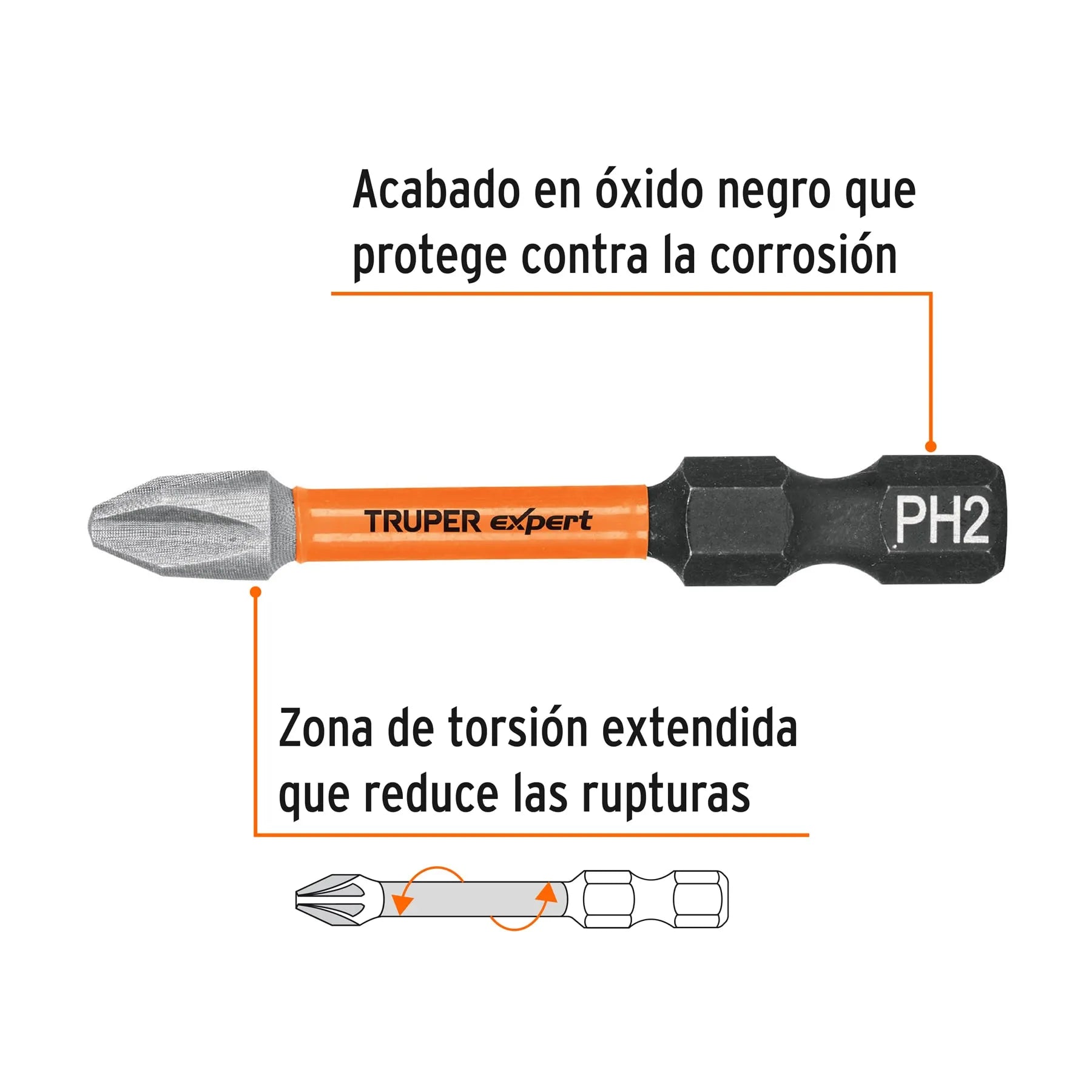 TRUPER PUNTERA PH #2X2" X UNID 100820-